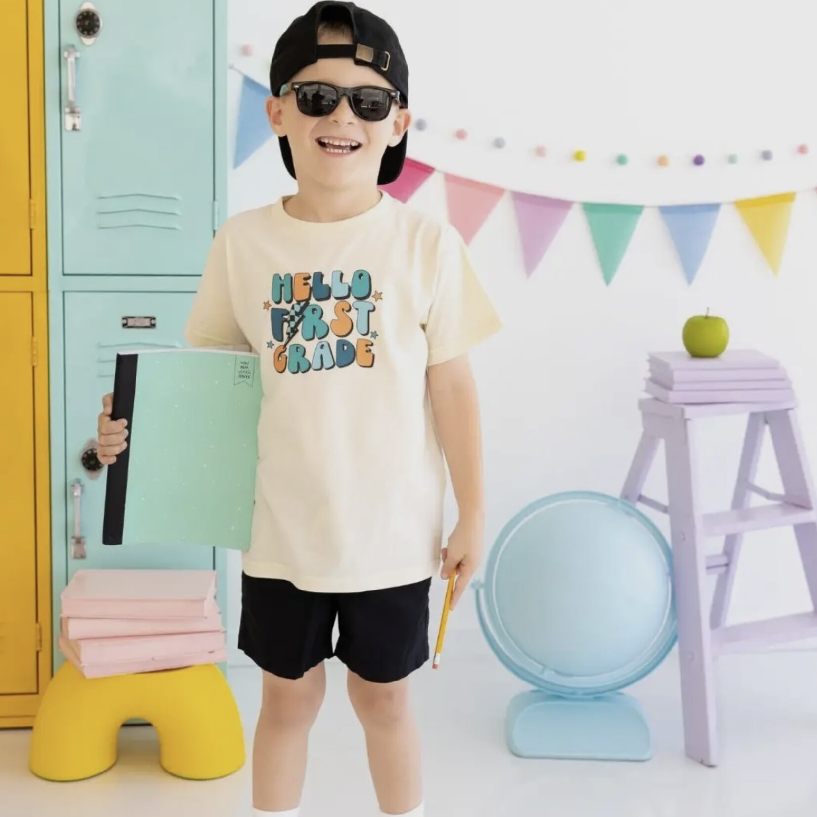 Sweet Wink Hello First Grade Shirt