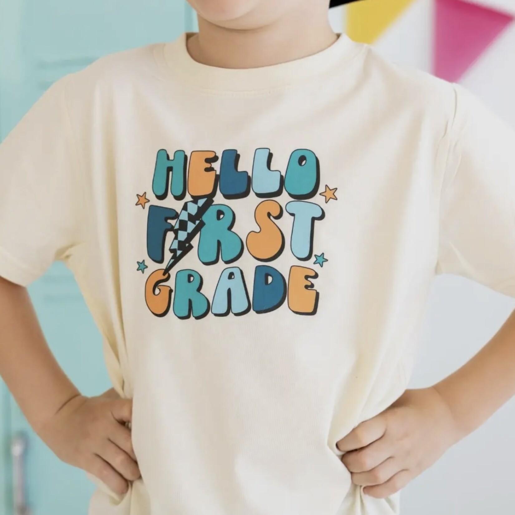 Sweet Wink Hello First Grade Shirt