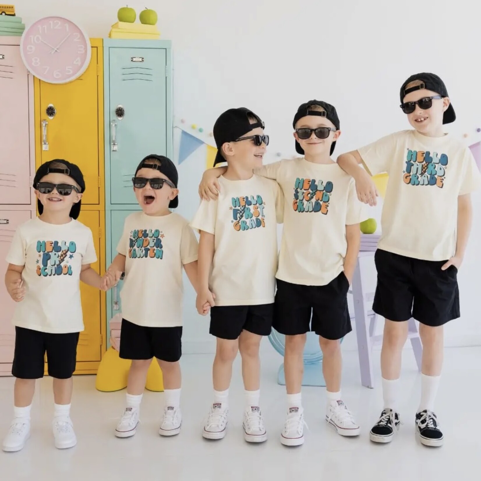 Sweet Wink Hello First Grade Shirt