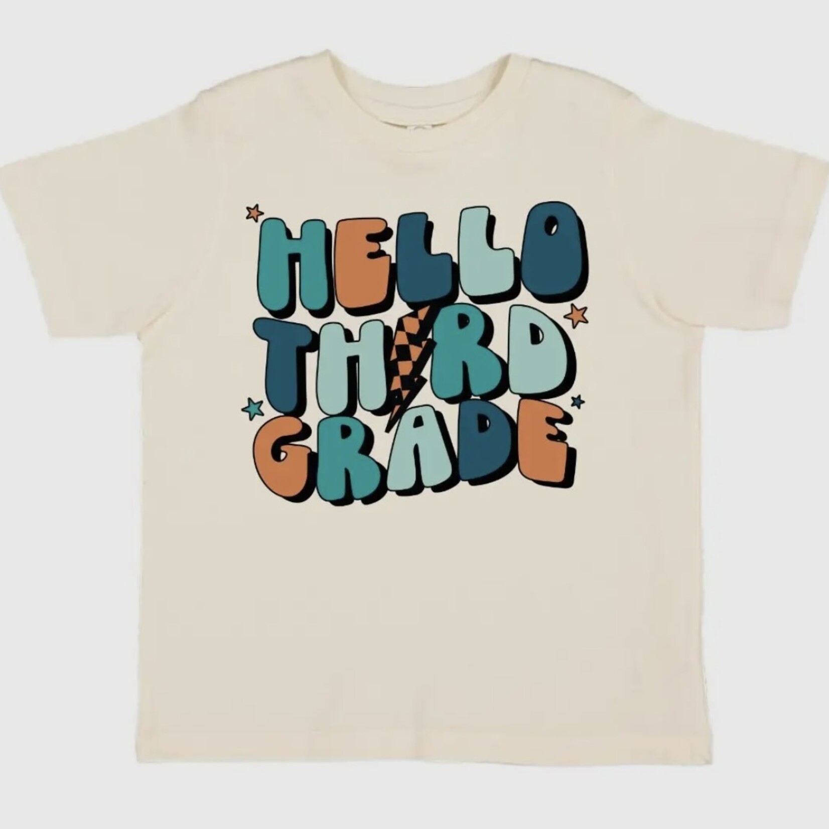 Sweet Wink Hello Third Grade Shirt