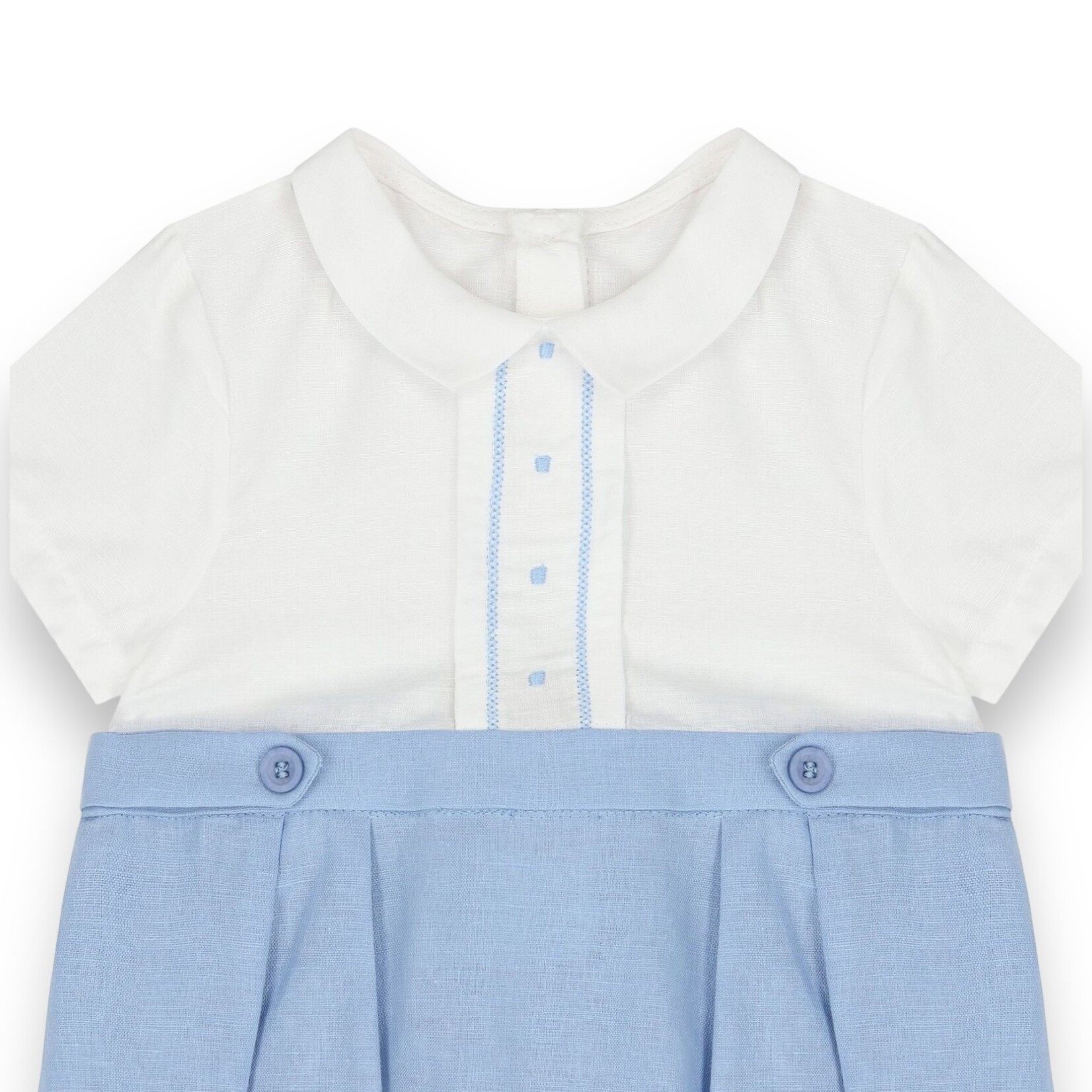 Mayoral Blue Ceremony Romper