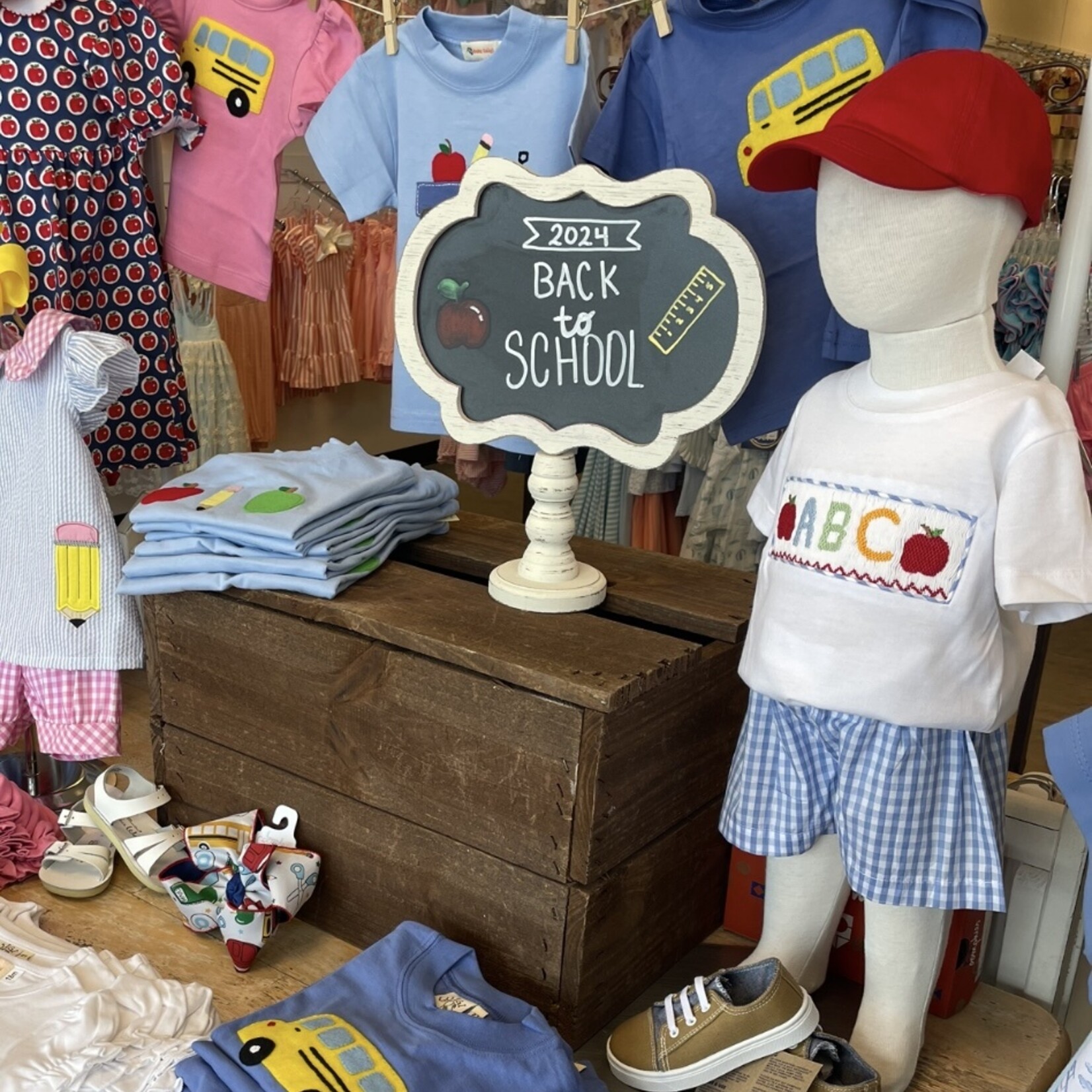City Beautiful ABC Smocked Short Set