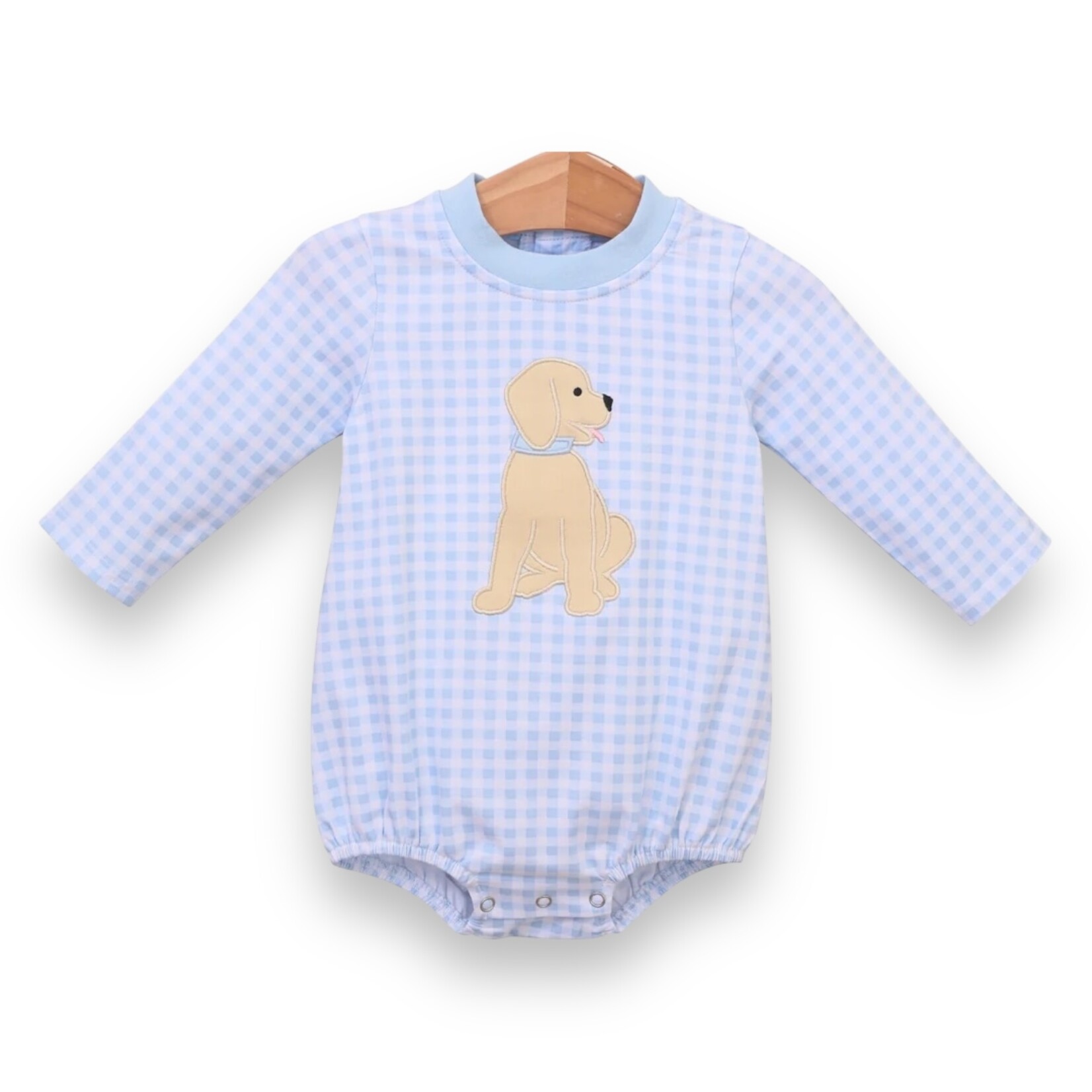 Trotter Street Kids Puppy Gingham Bubble