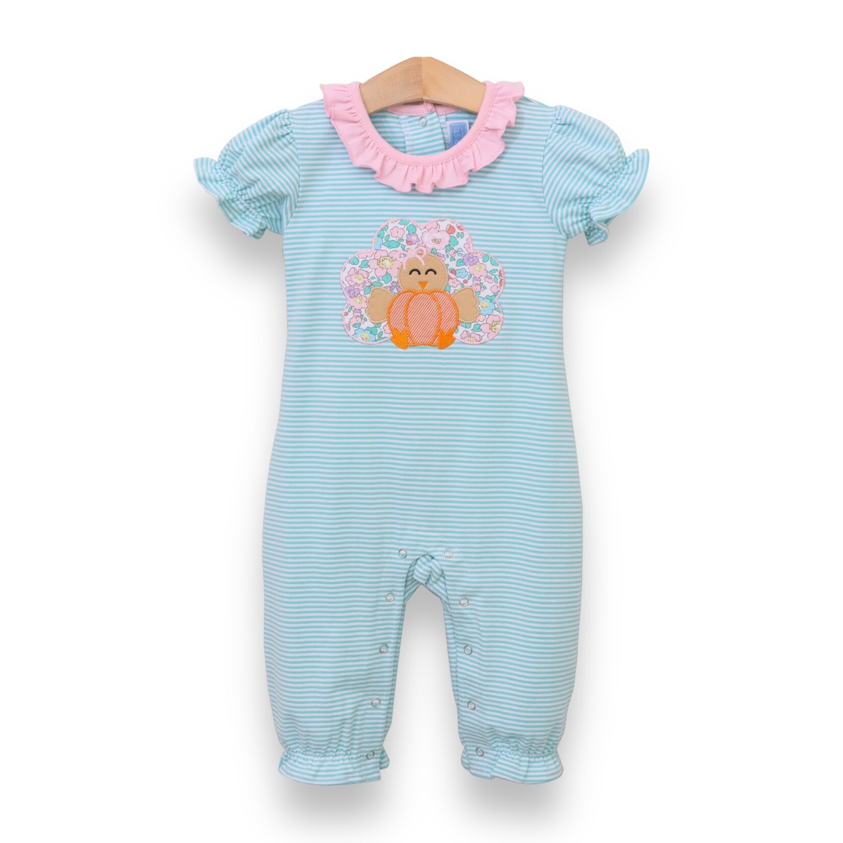 Trotter Street Kids Turkey Ruffle Romper