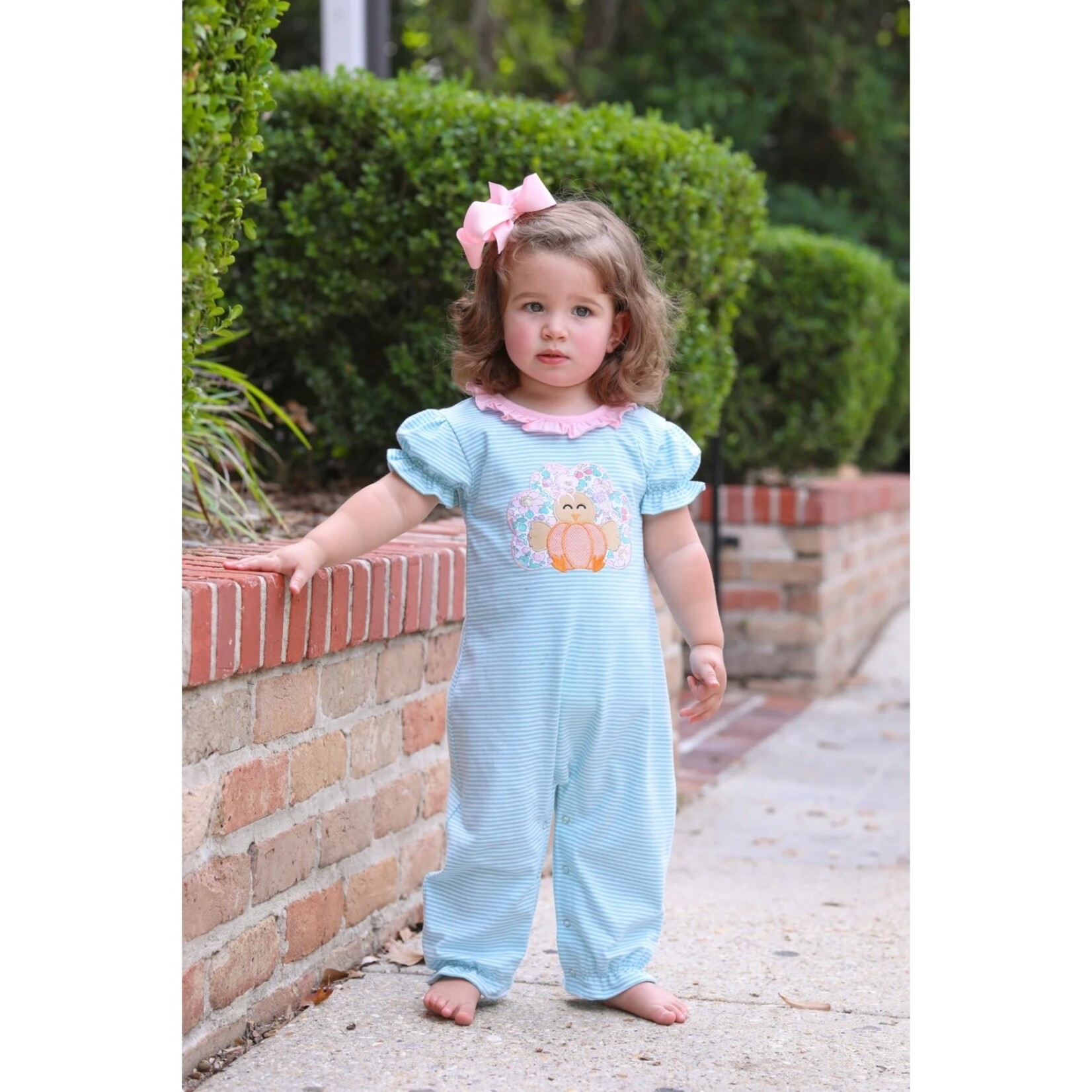 Trotter Street Kids Turkey Ruffle Romper