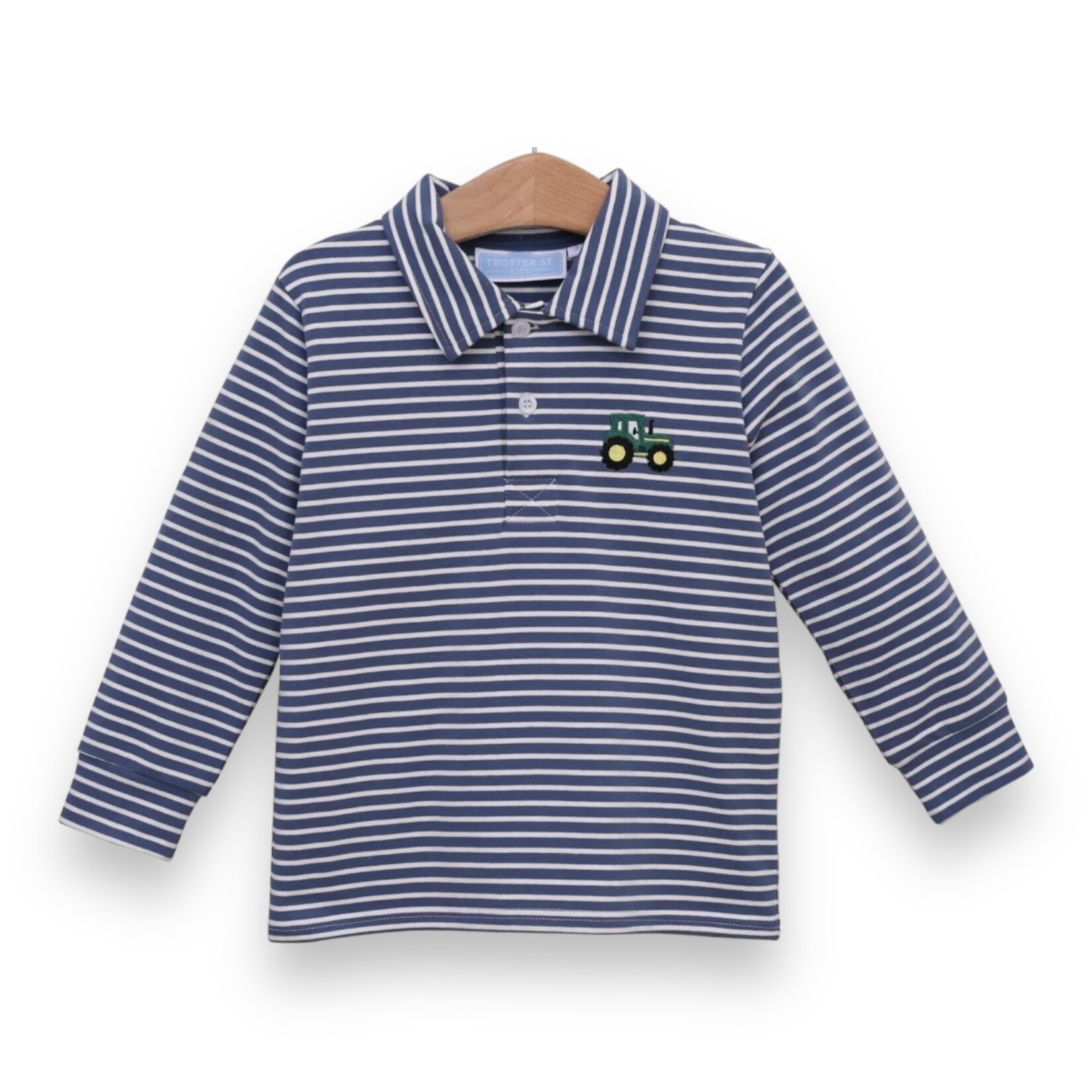 Trotter Street Kids Tractor L/S Polo