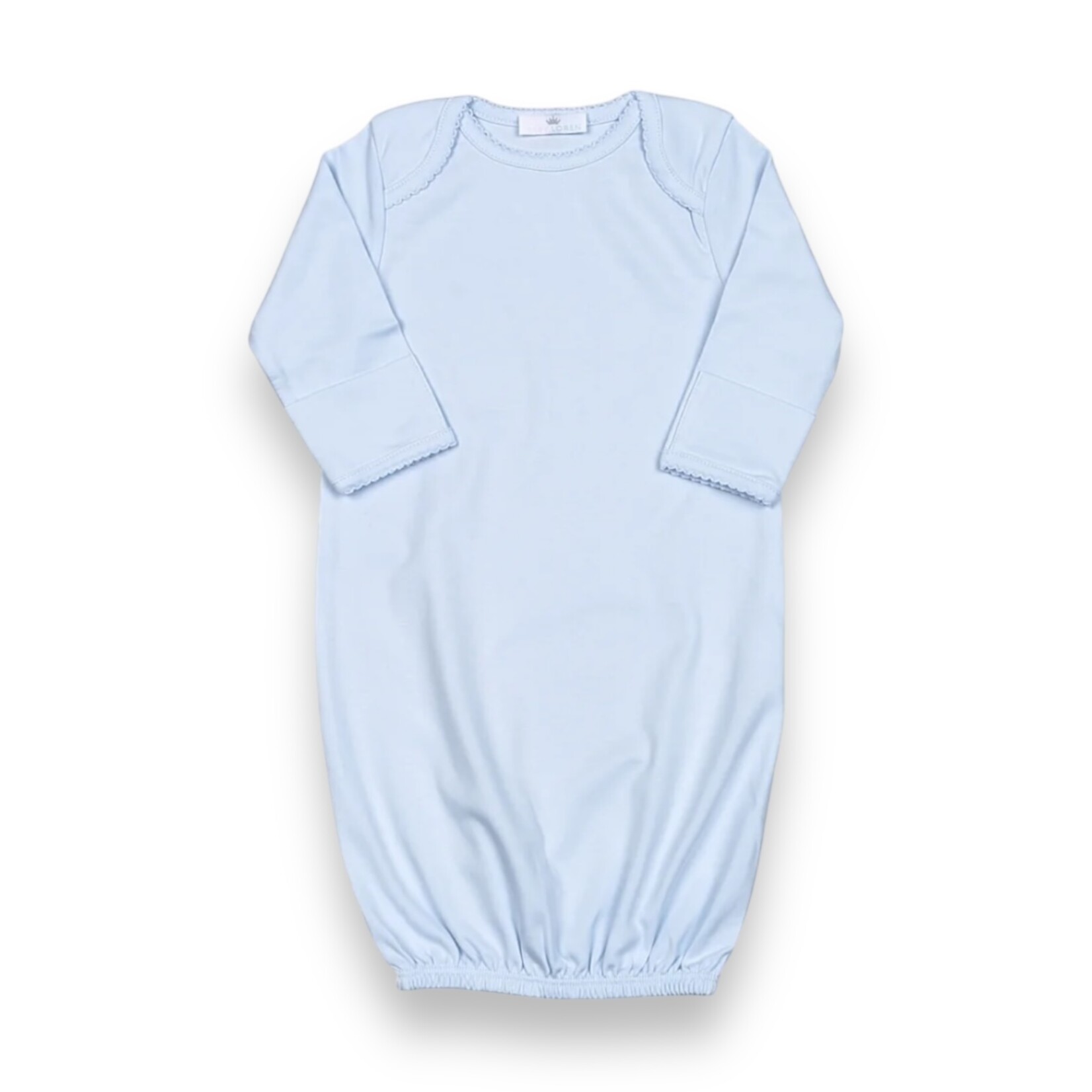 Baby Loren Blue Pima Gown - (Newborn)