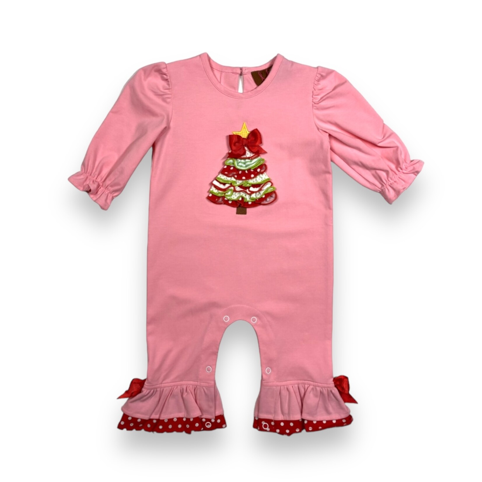 Millie Jay O' Christmas Tree Girl Romper