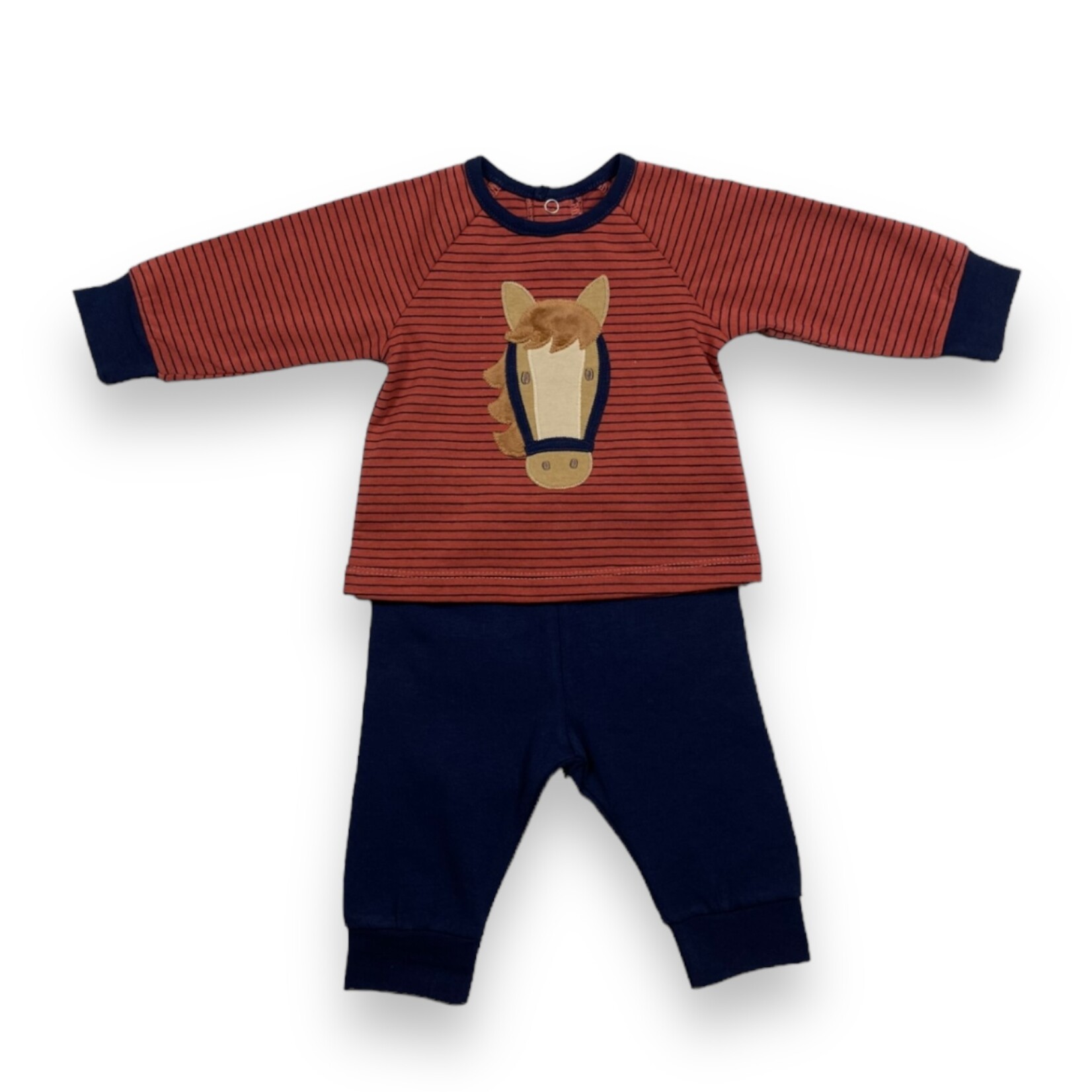 Three Sisters Horse Applique Boy Jogger Set