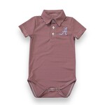 Alabama Crimson Polo Onesie (Size 18M)