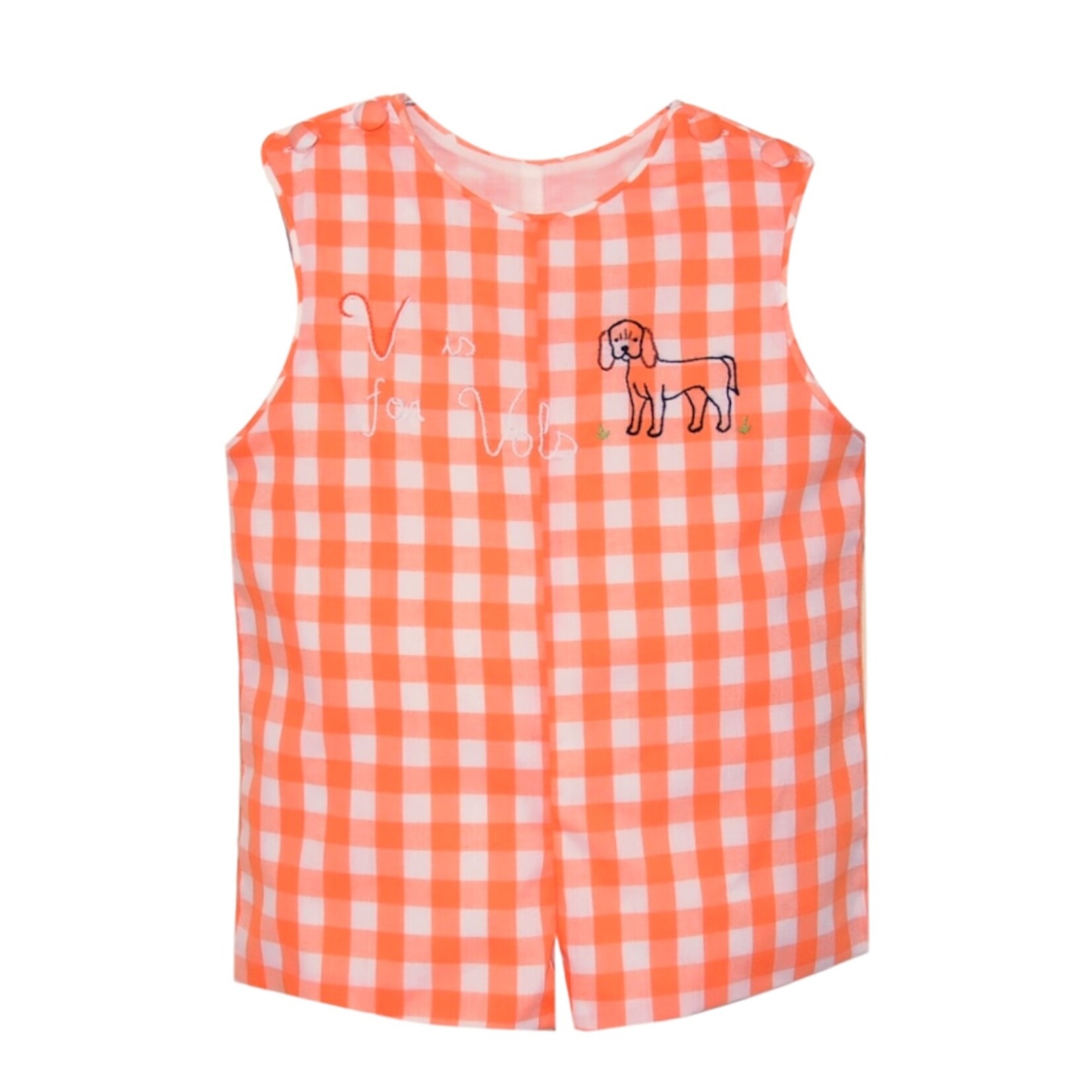 Southern Saturday V is for VOLS Embroidered Shortall