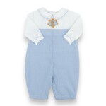Petit Ami Blue Turkey Romper