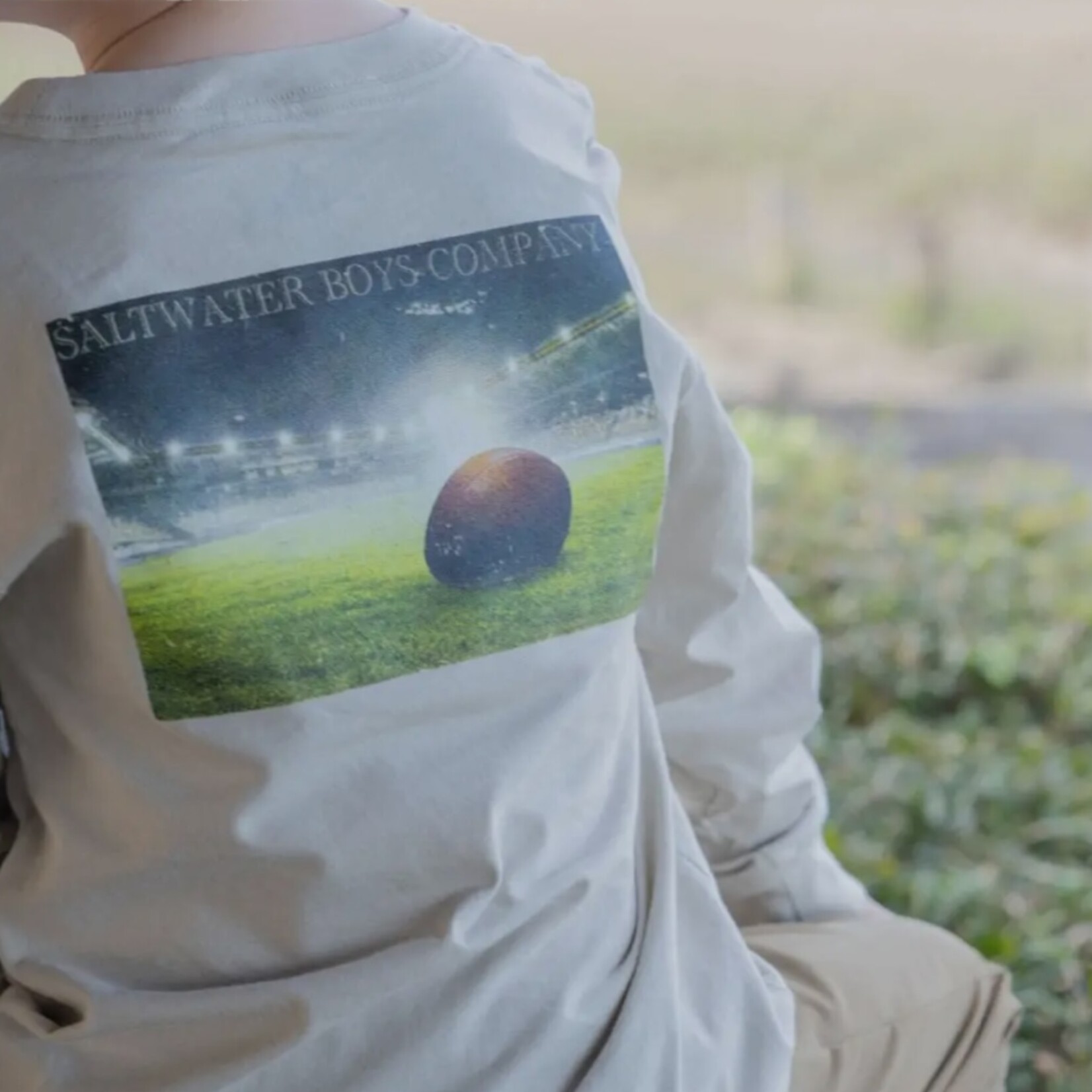 Saltwater Boys Football L/S Graphic Tee