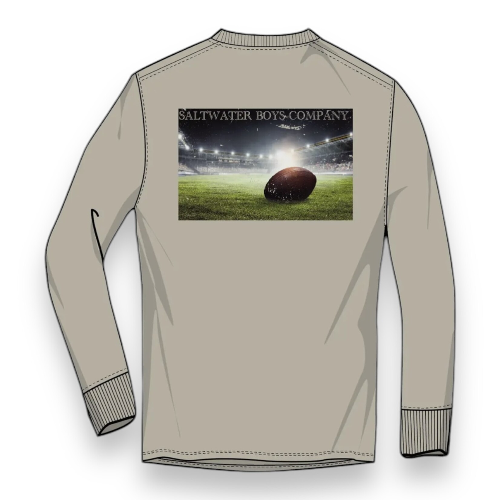 Saltwater Boys Football L/S Graphic Tee