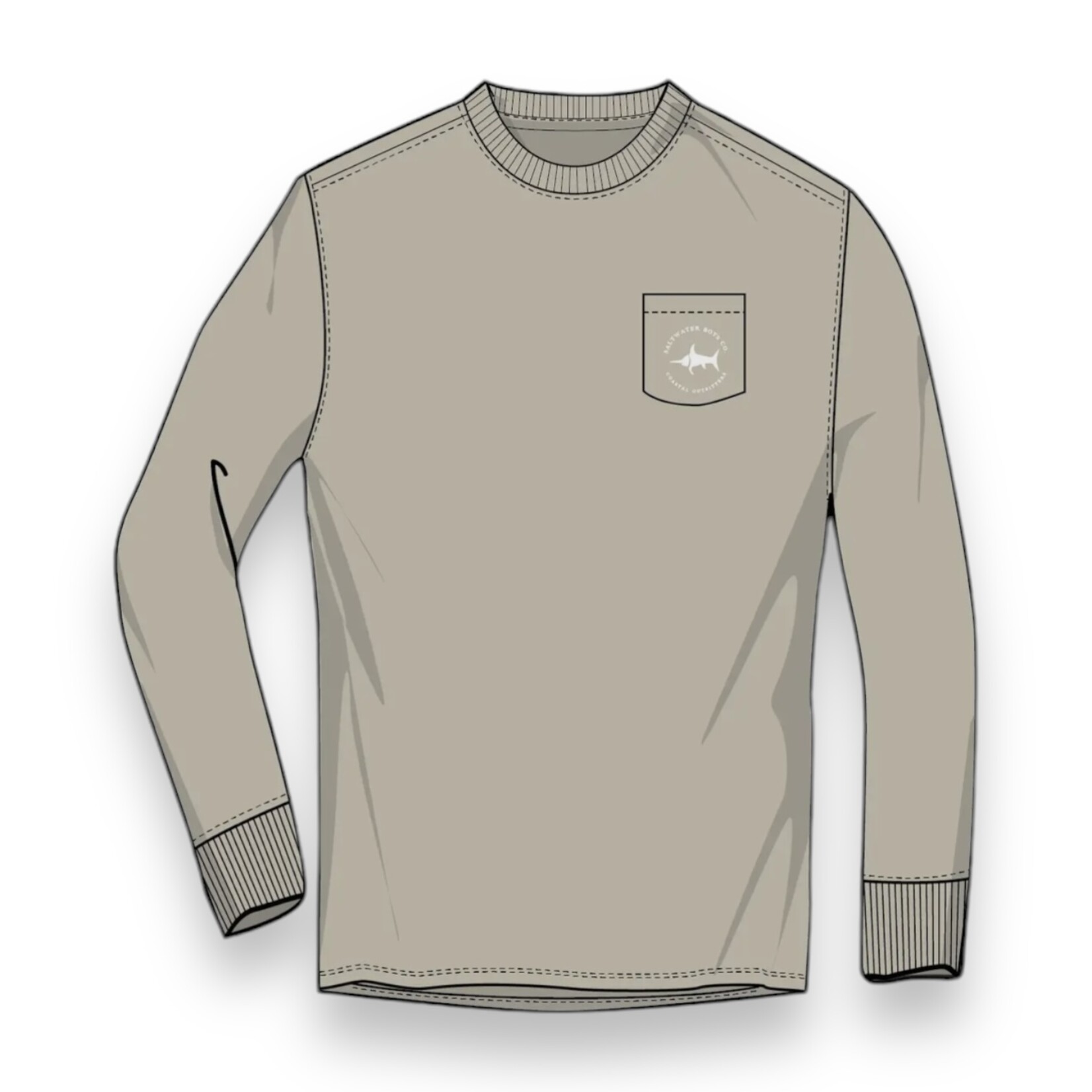 Saltwater Boys Football L/S Graphic Tee