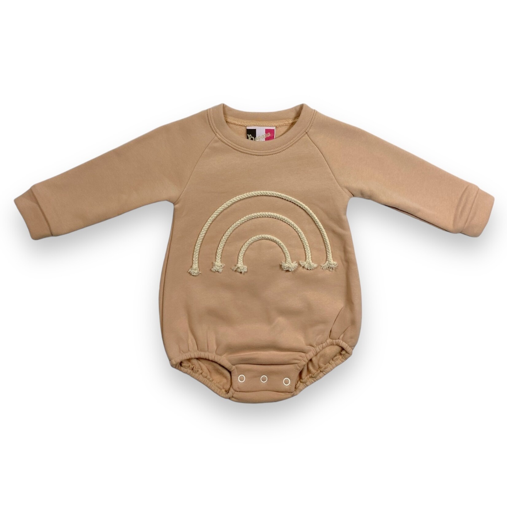 Banana Split Boho Rainbow Bubble - Tan