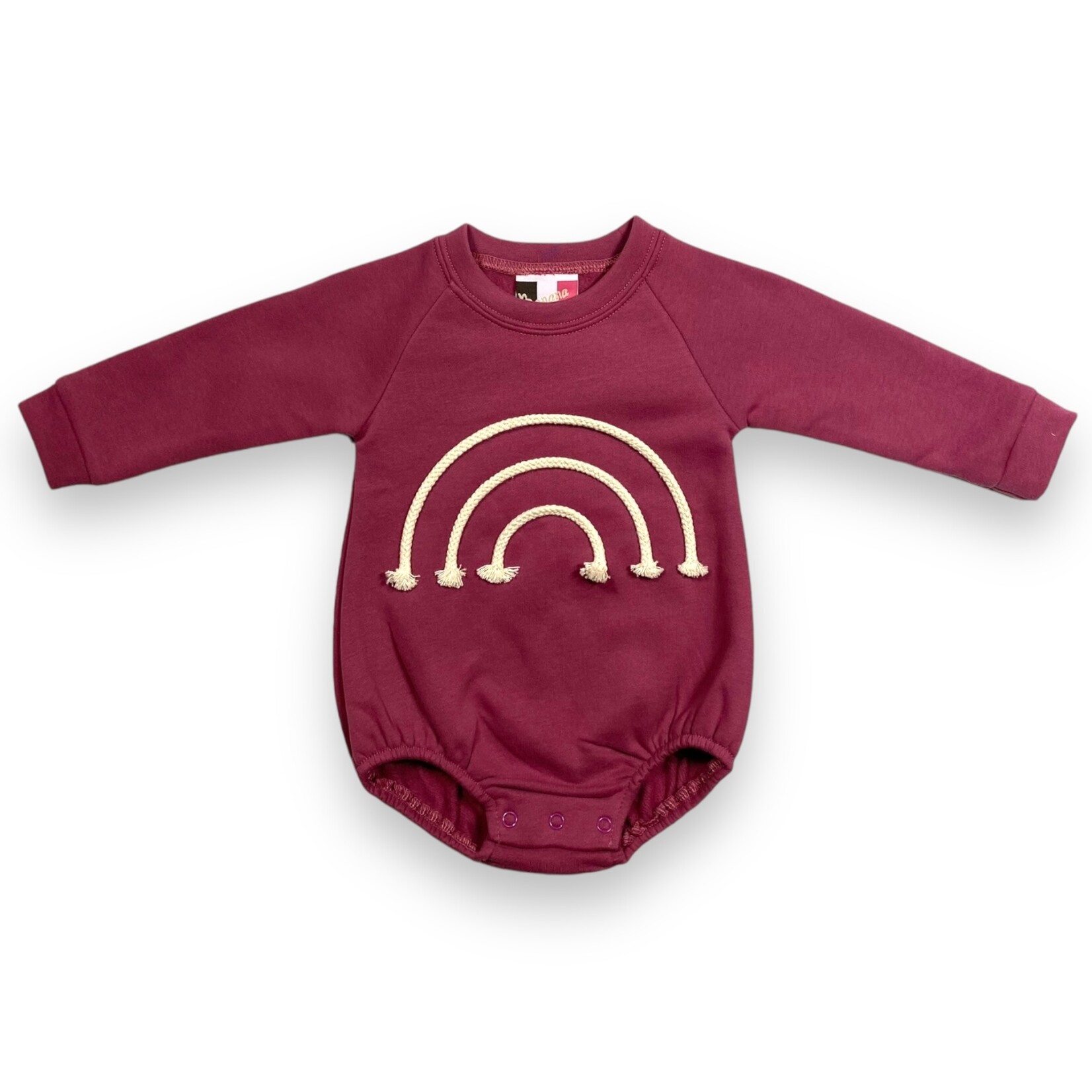 Banana Split Boho Rainbow Bubble - Plum