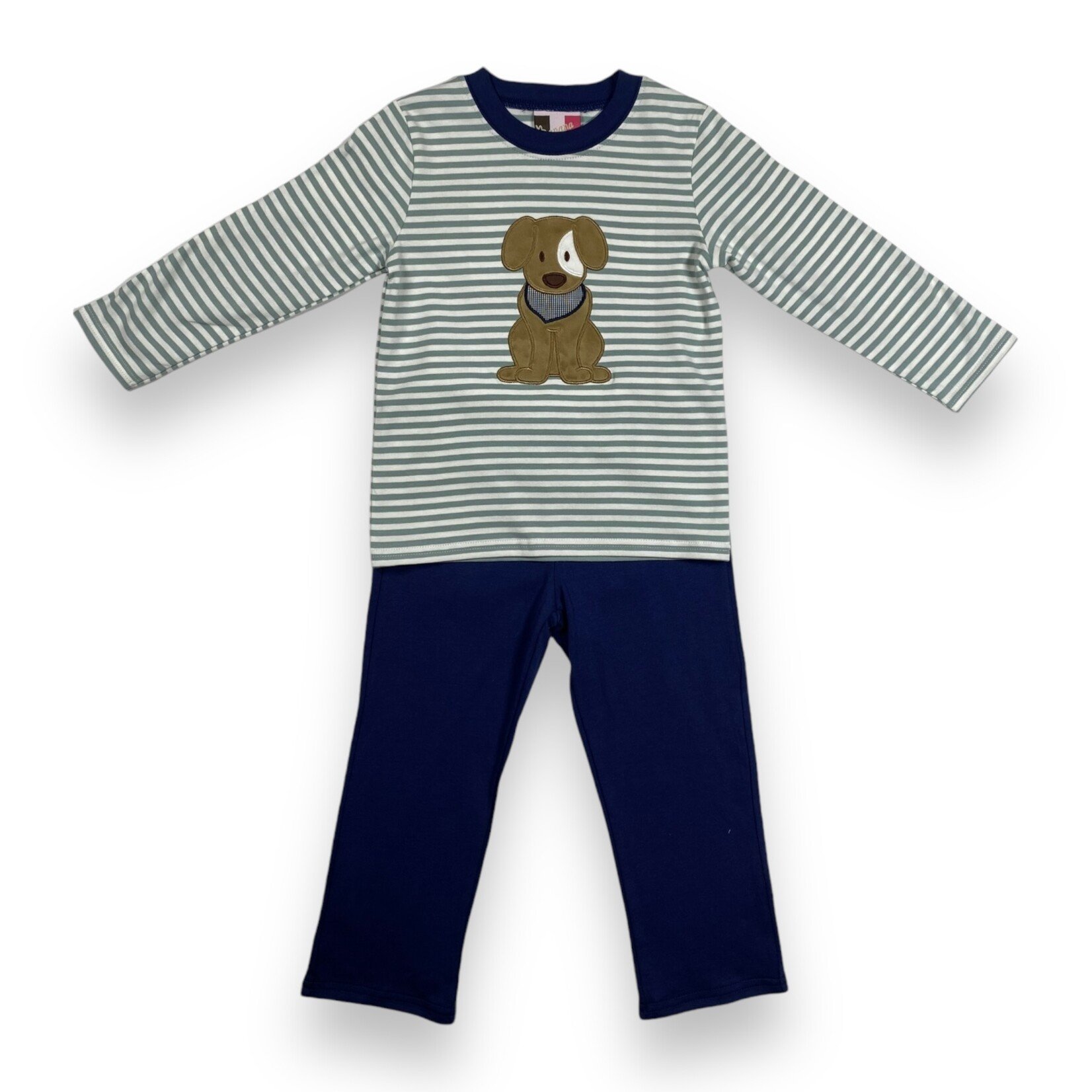 Banana Split Puppy Boy Pant Set