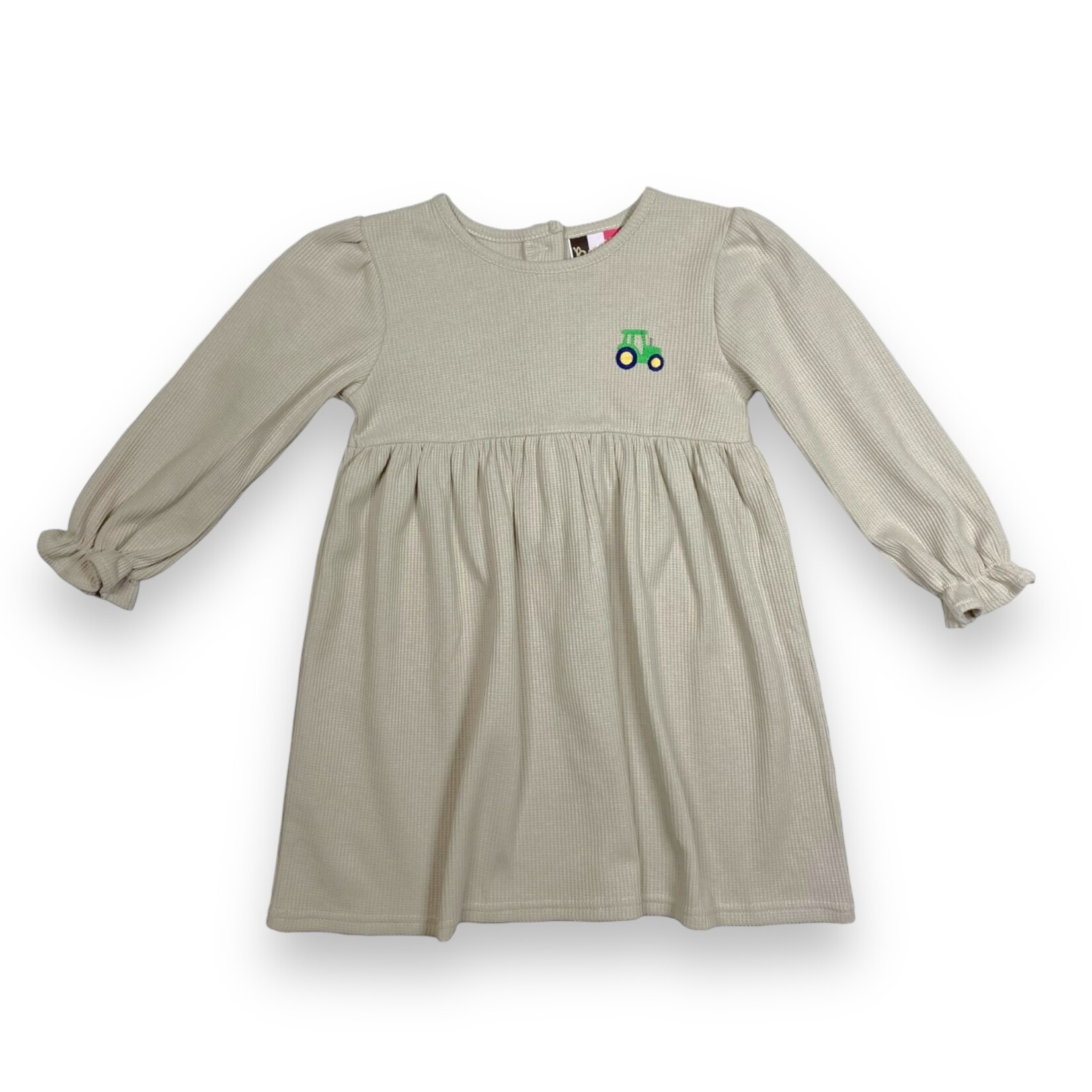 Banana Split Tractor L/S Dress