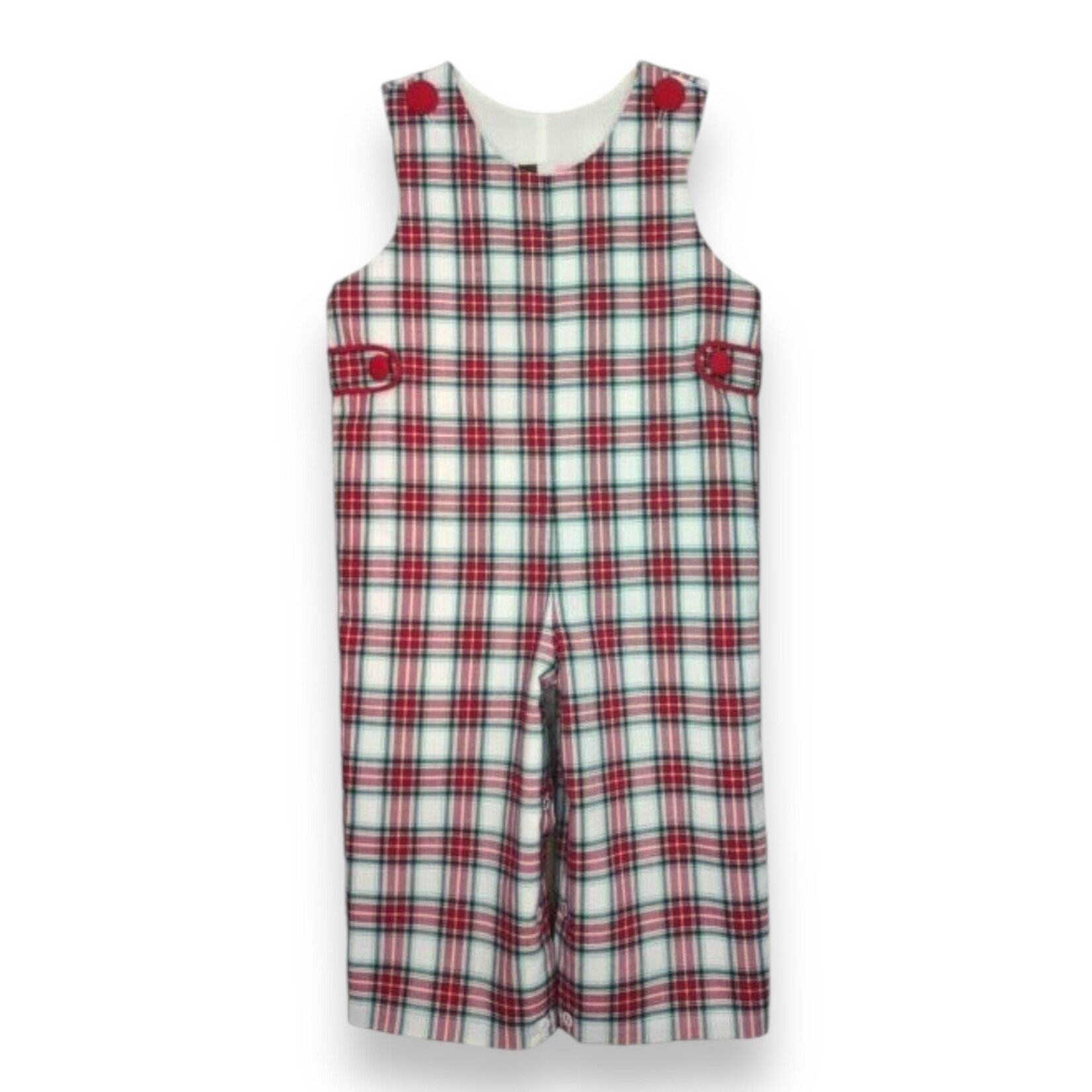 Banana Split Red Plaid Boy Longall