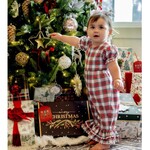 Banana Split Red Plaid Gabby Romper