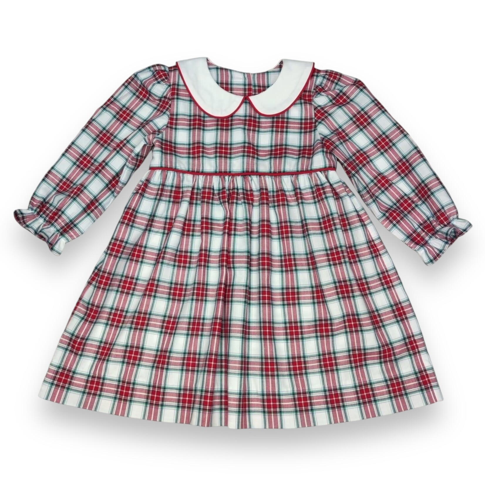 Banana Split Red Plaid L/S Dress