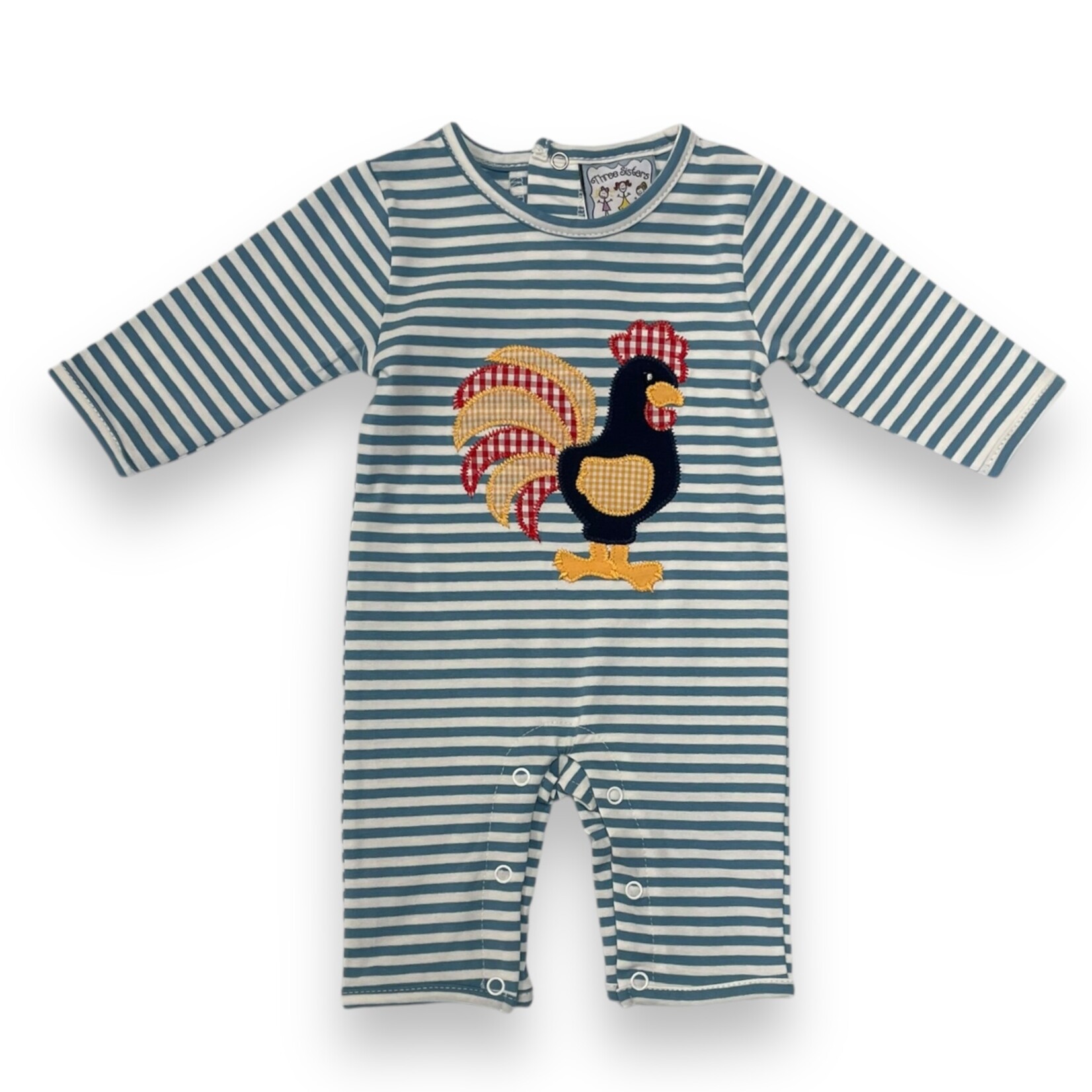 Three Sisters Rooster App Boys Romper