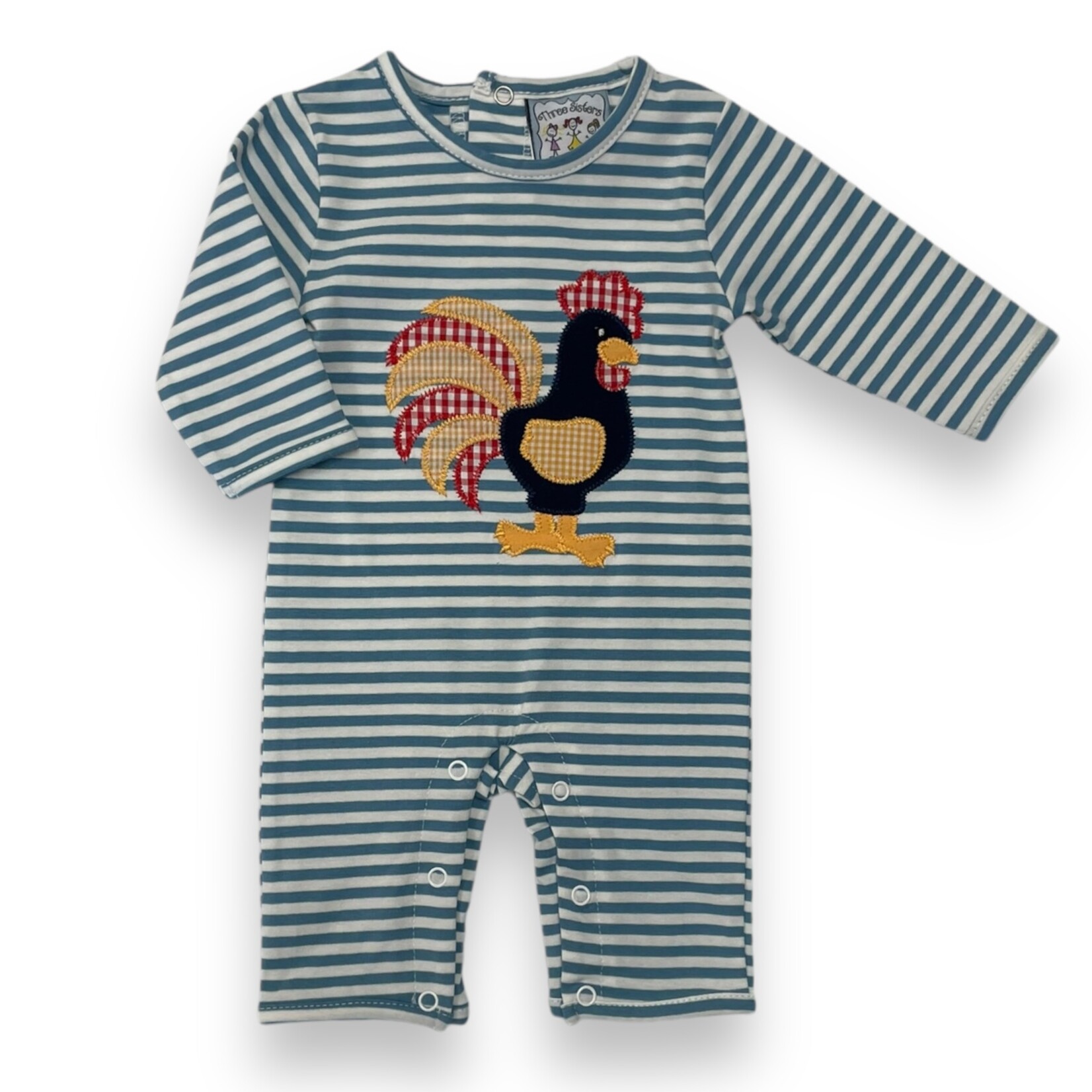 Three Sisters Rooster App Boys Romper
