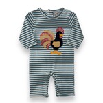 Three Sisters Rooster App Boys Romper
