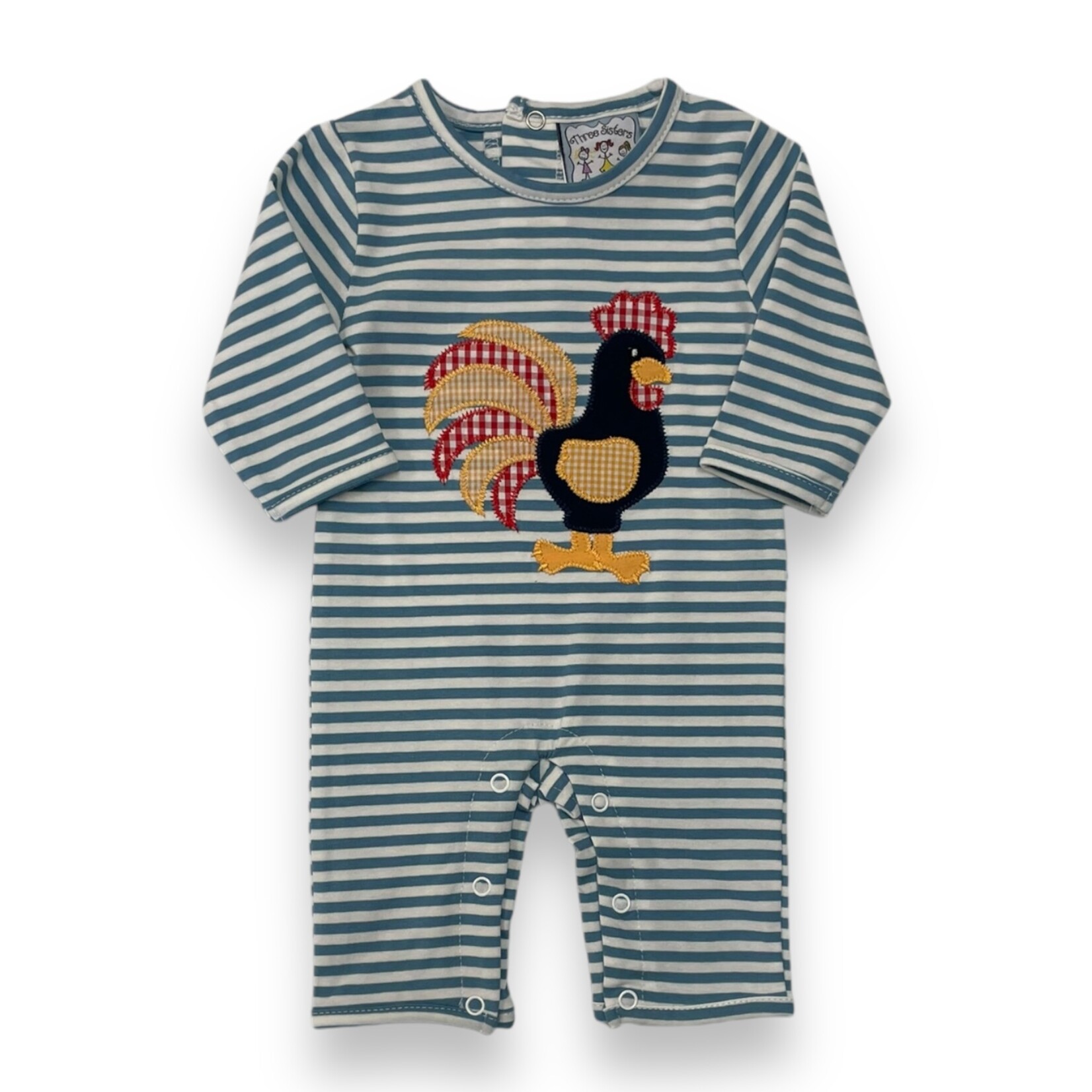 Three Sisters Rooster App Boys Romper