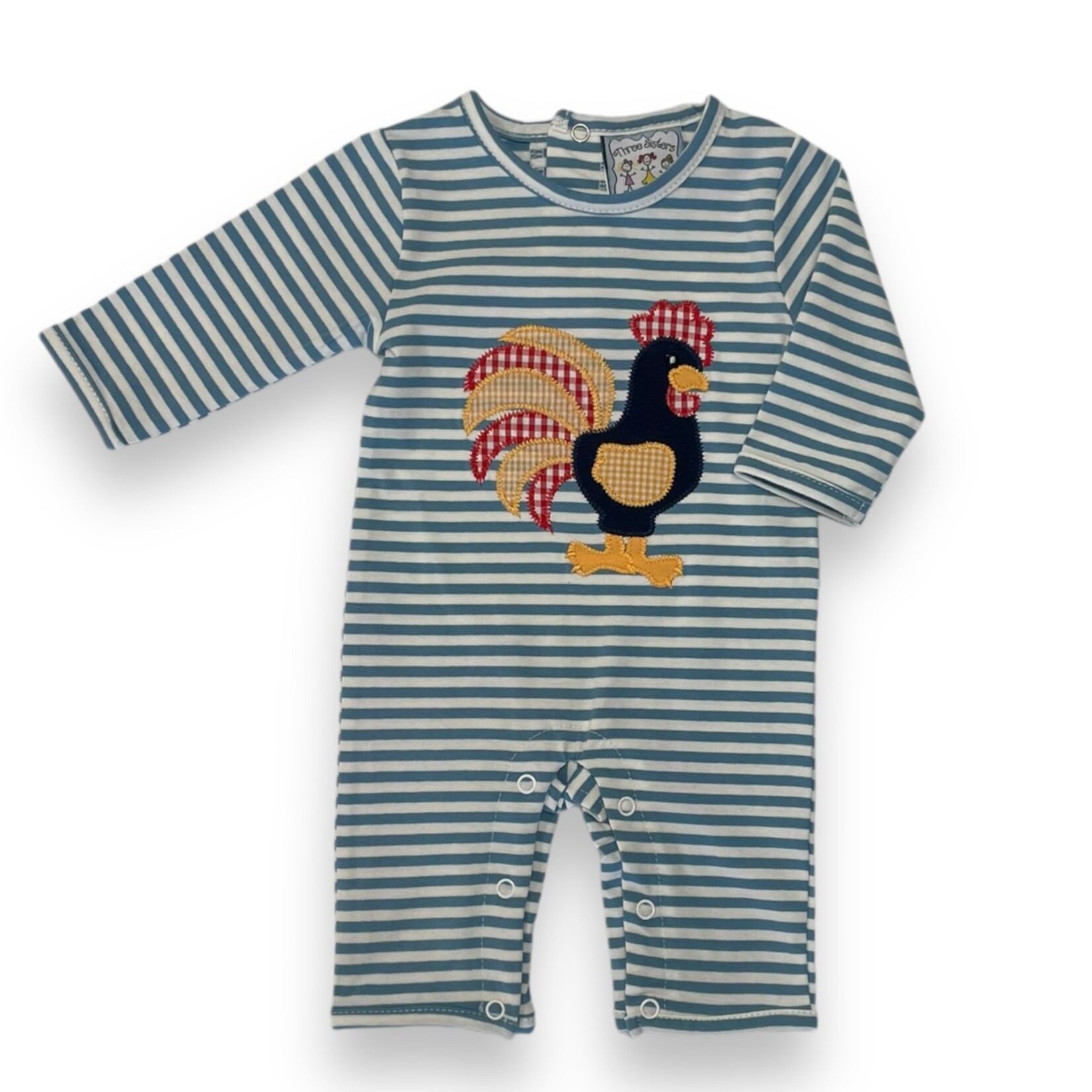 Three Sisters Rooster App Boys Romper