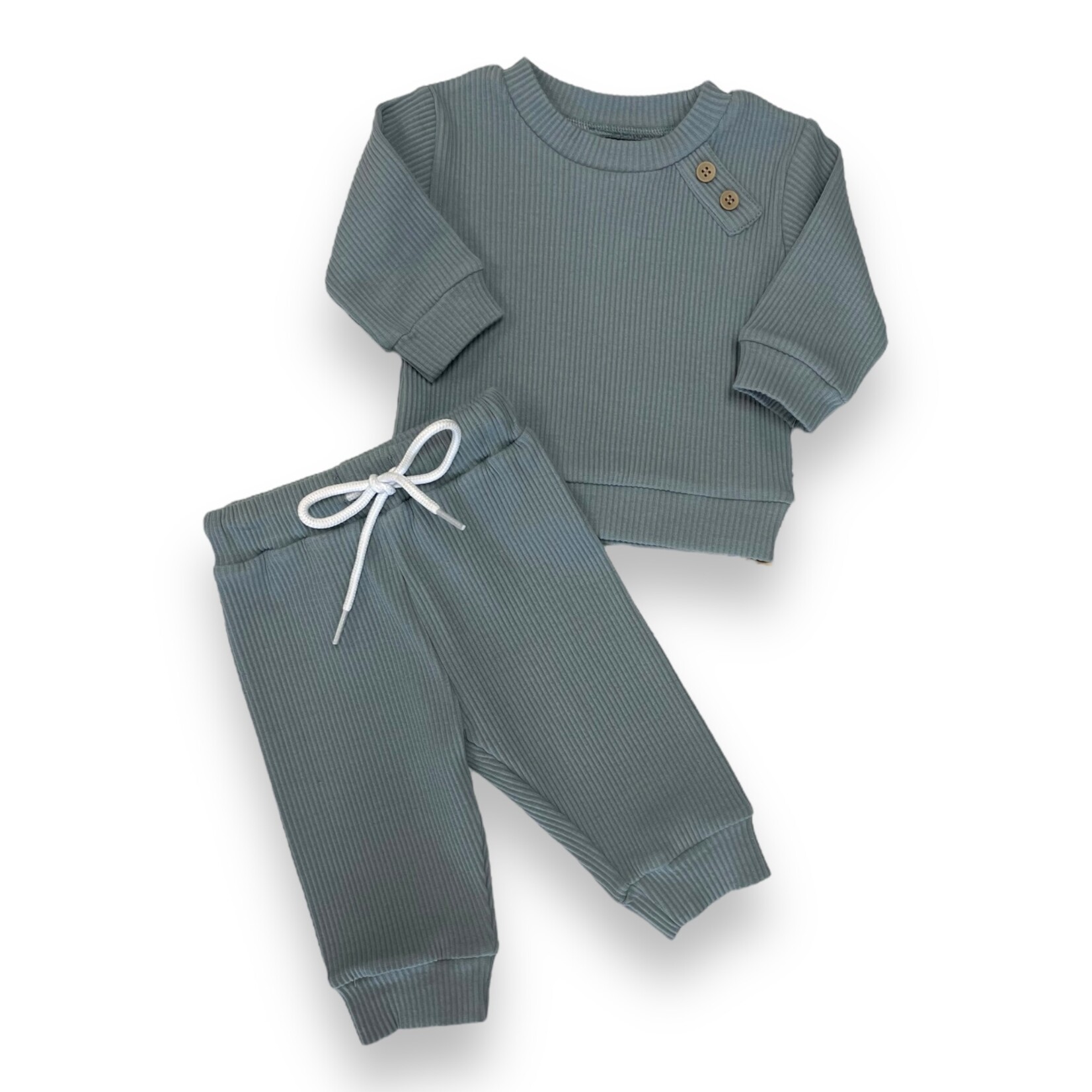 Emma Jean Walker Ribbed Blue Set