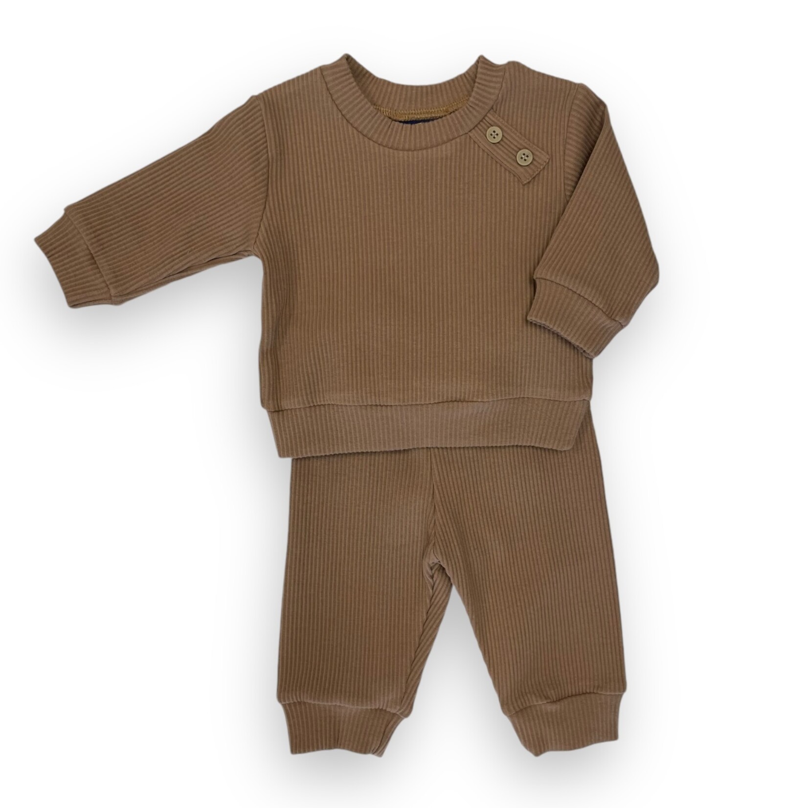 Emma Jean Walker Ribbed Brown Set
