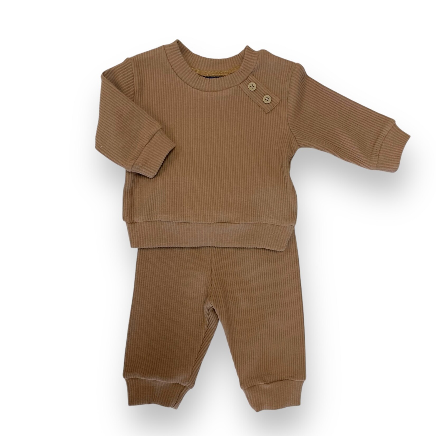 Emma Jean Walker Ribbed Brown Set