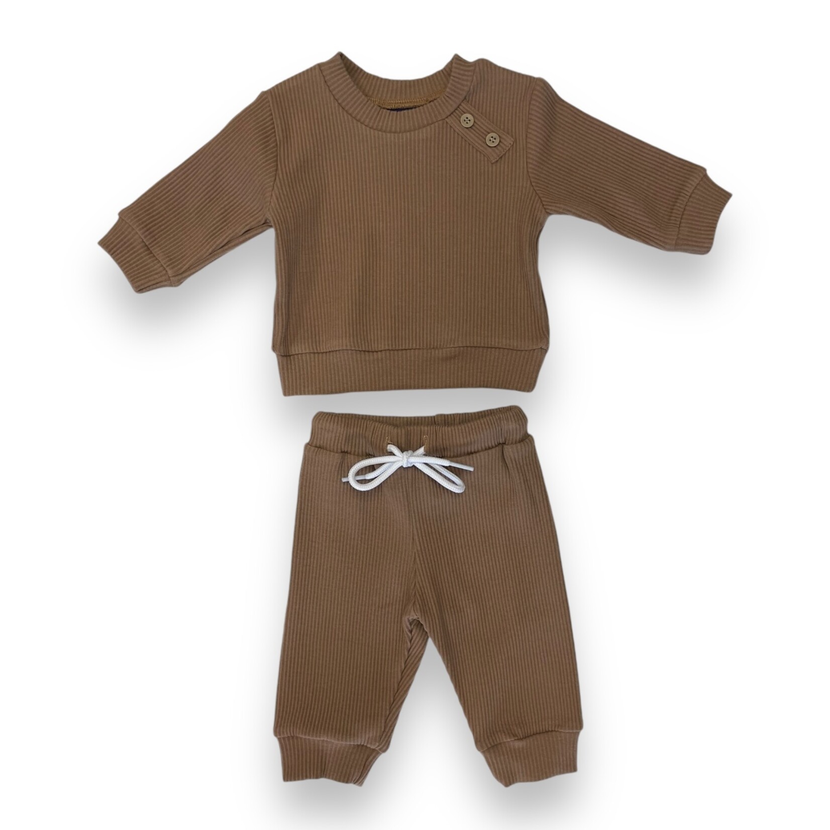 Emma Jean Walker Ribbed Brown Set