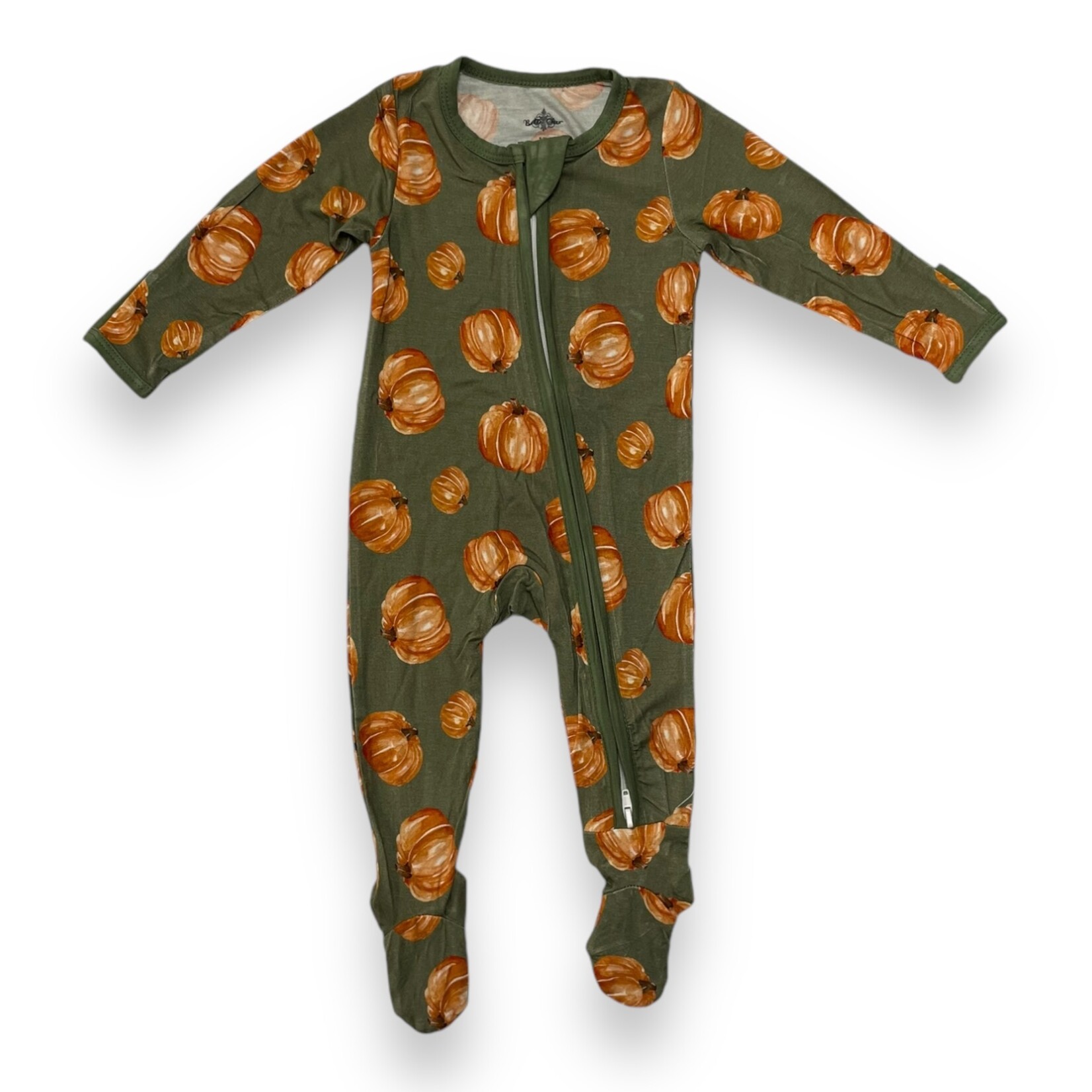 Belle Cher Fall Pumpkins Footie