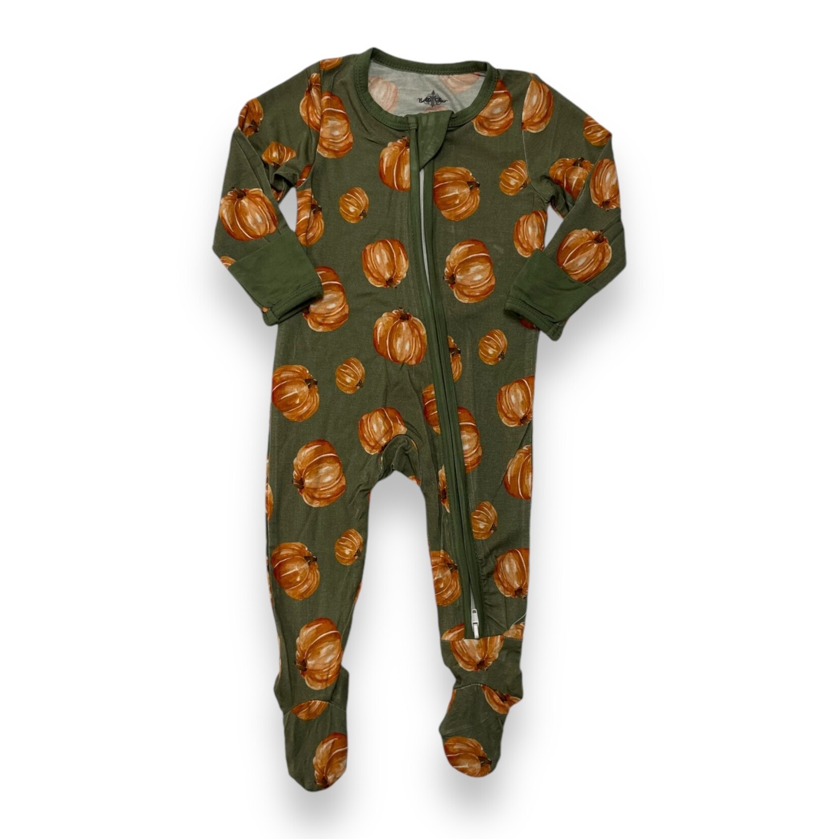 Belle Cher Fall Pumpkins Footie