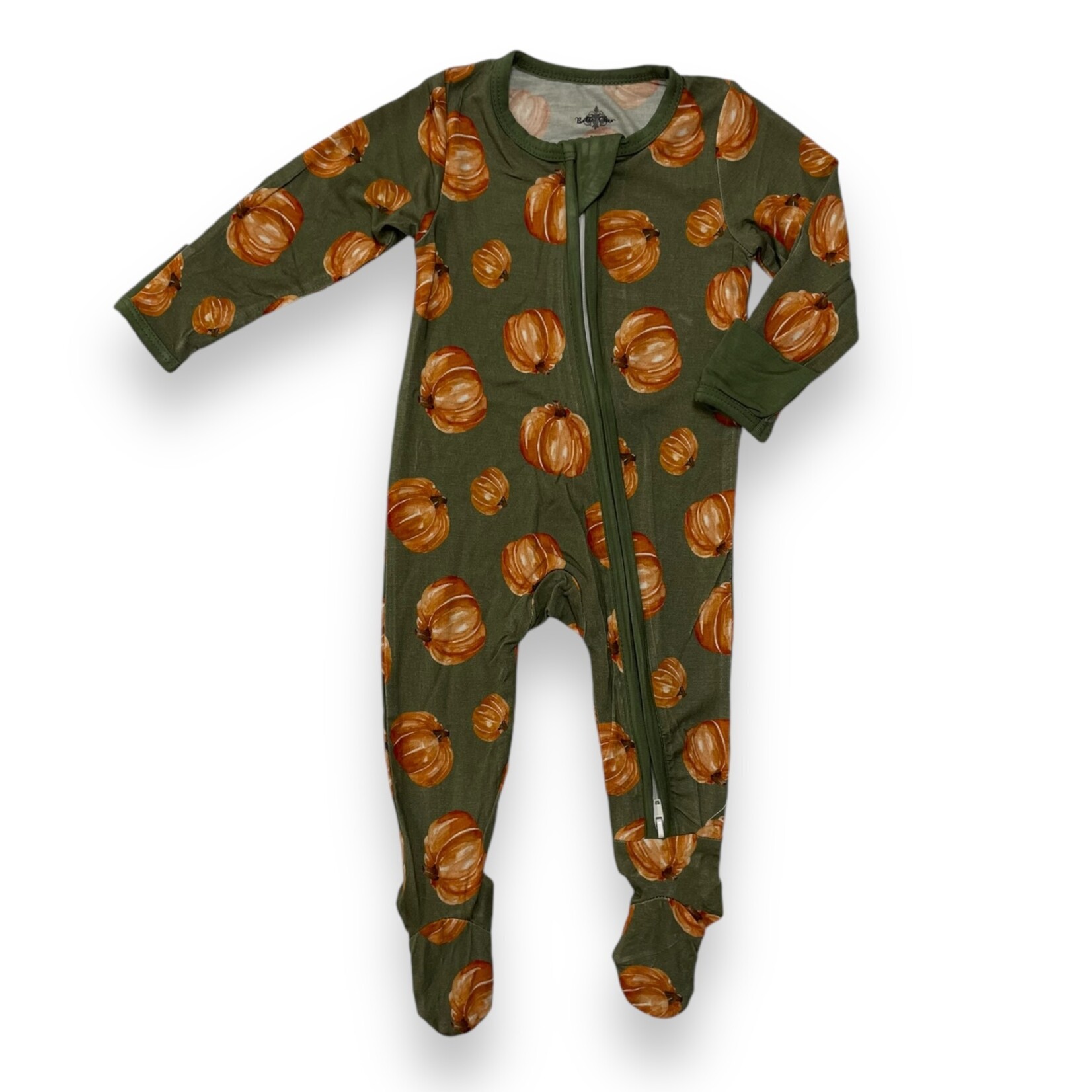 Belle Cher Fall Pumpkins Footie
