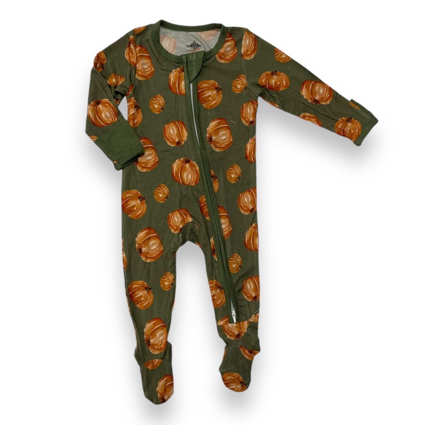 Belle Cher Fall Pumpkins Footie