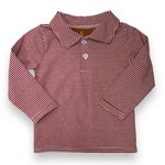 Millie Jay Weston Shirt - Maroon Crimson Stripe