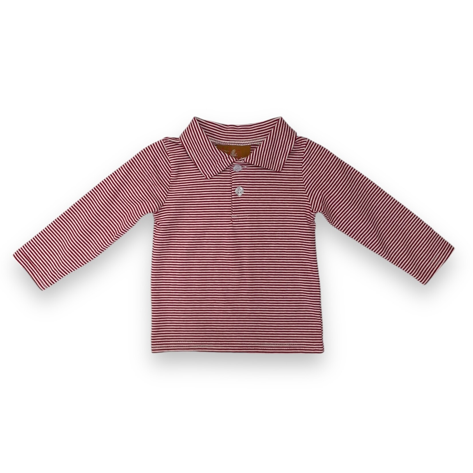 Millie Jay Weston Shirt - Maroon Crimson Stripe