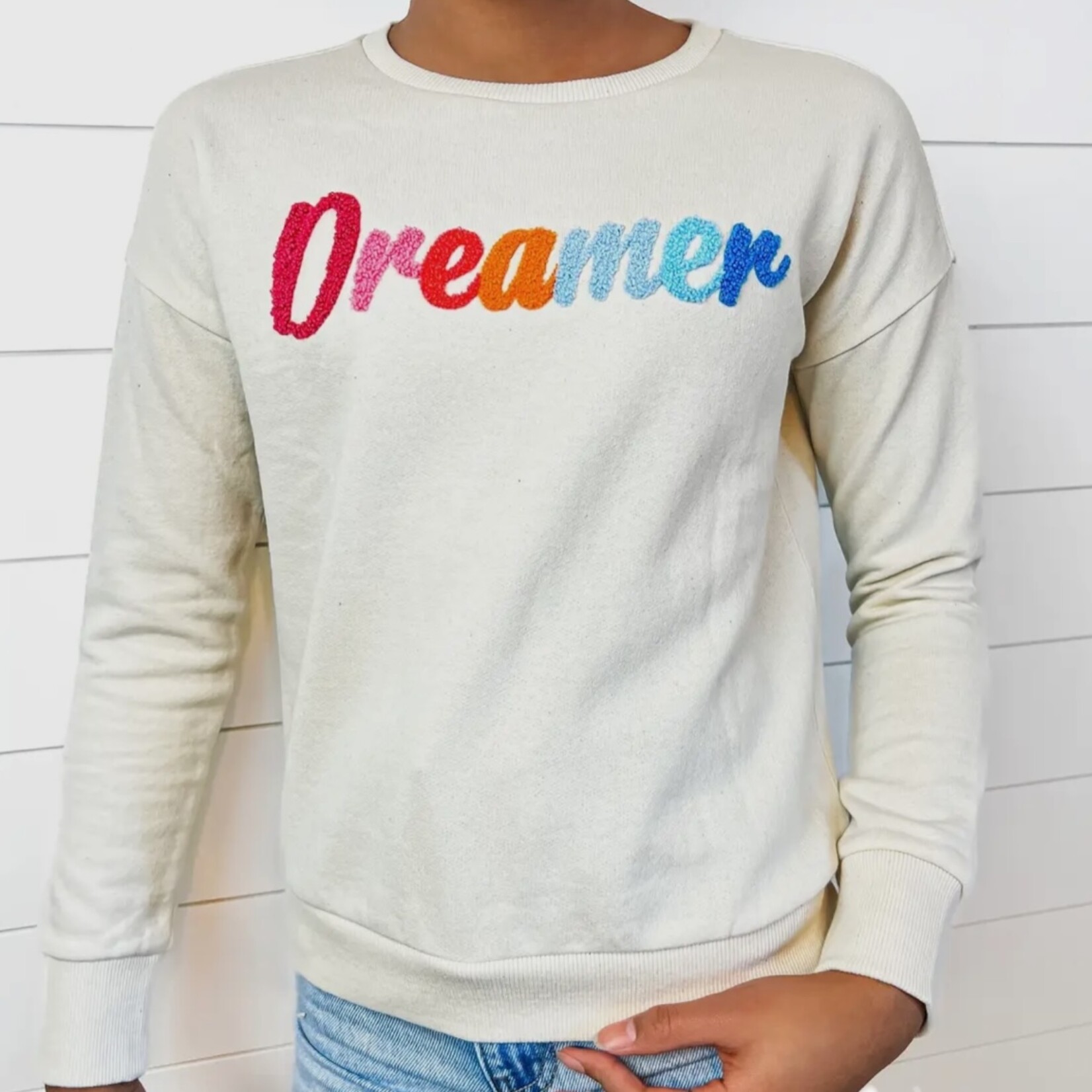 Sweet Soul Dreamer Chenille App Sweatshirt