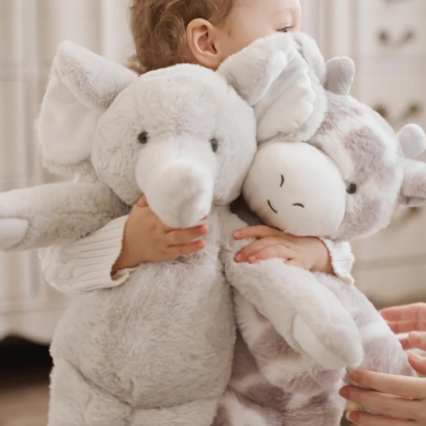 Elegant Baby Elephant Bedtime Huggie