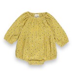 Vignette Gold Floral Daisy Bubble