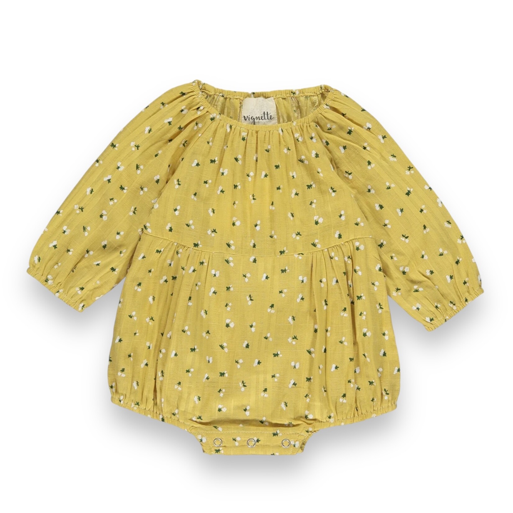 Vignette Gold Floral Daisy Bubble