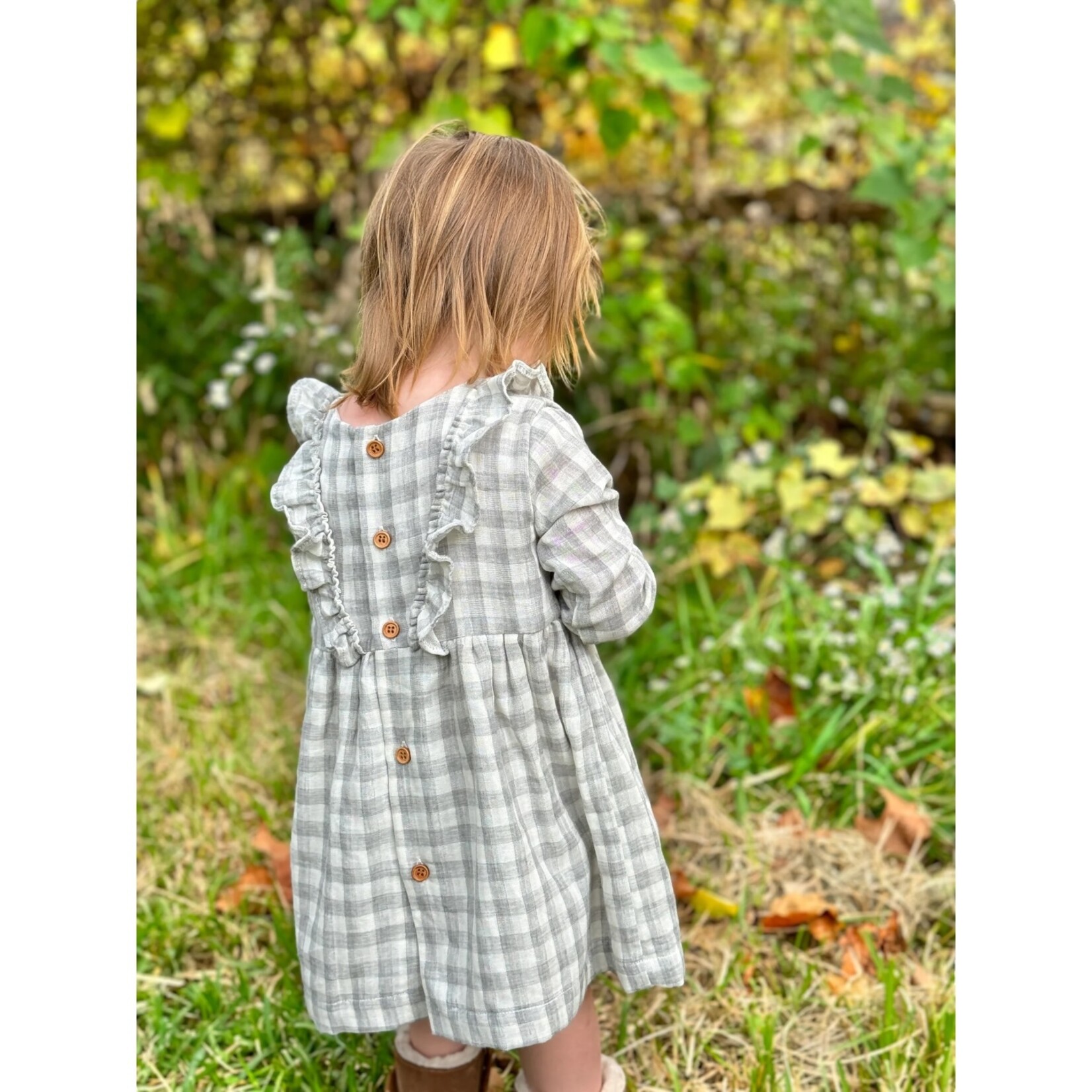 Vignette Grey Plaid Rowan Dress