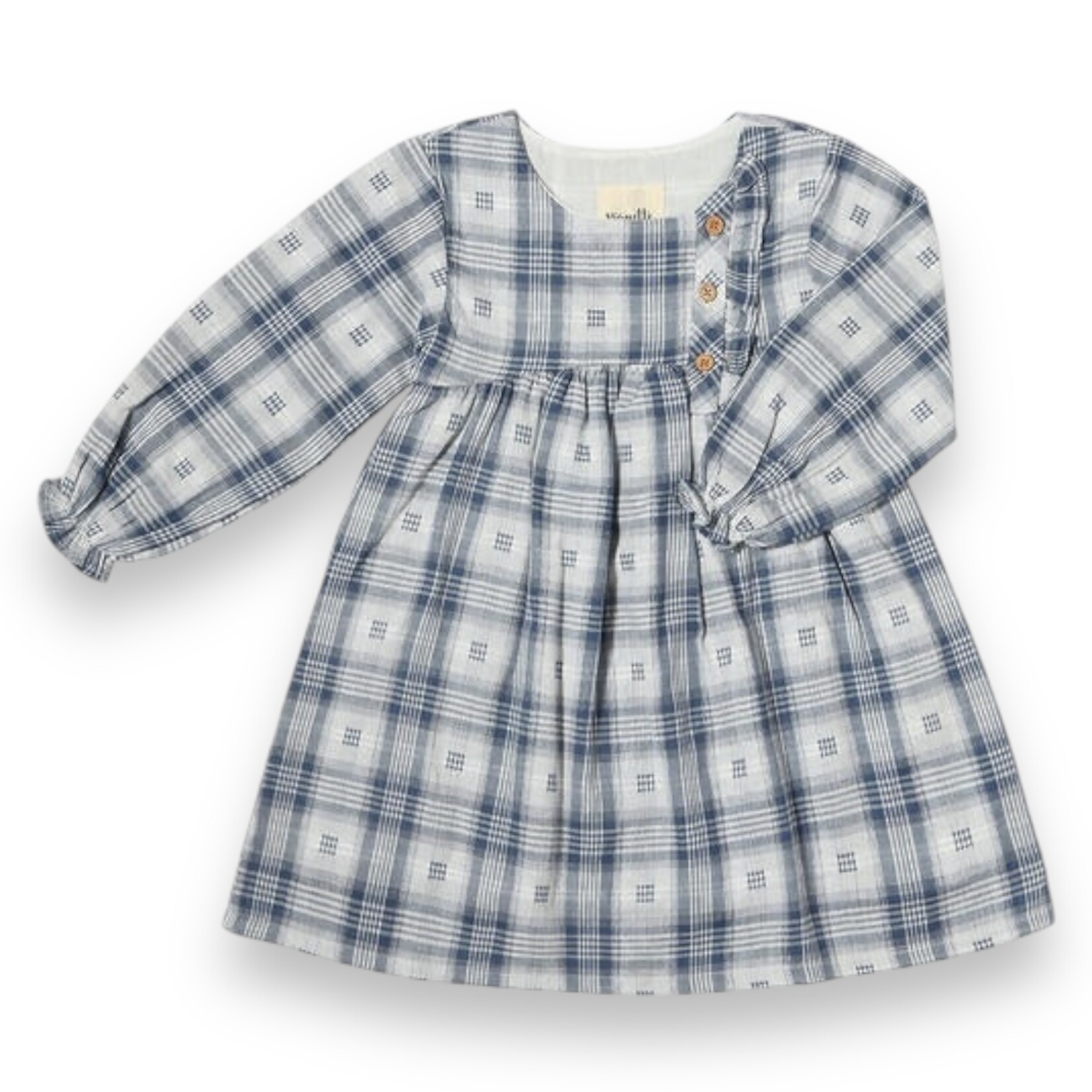 Vignette Blue Plaid Una Dress