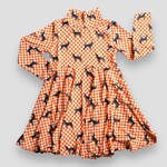 Southern Slumber Checkered Coonhound Turtleneck Dress