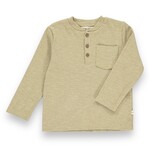 Me & Henry Heathered Beige Henley