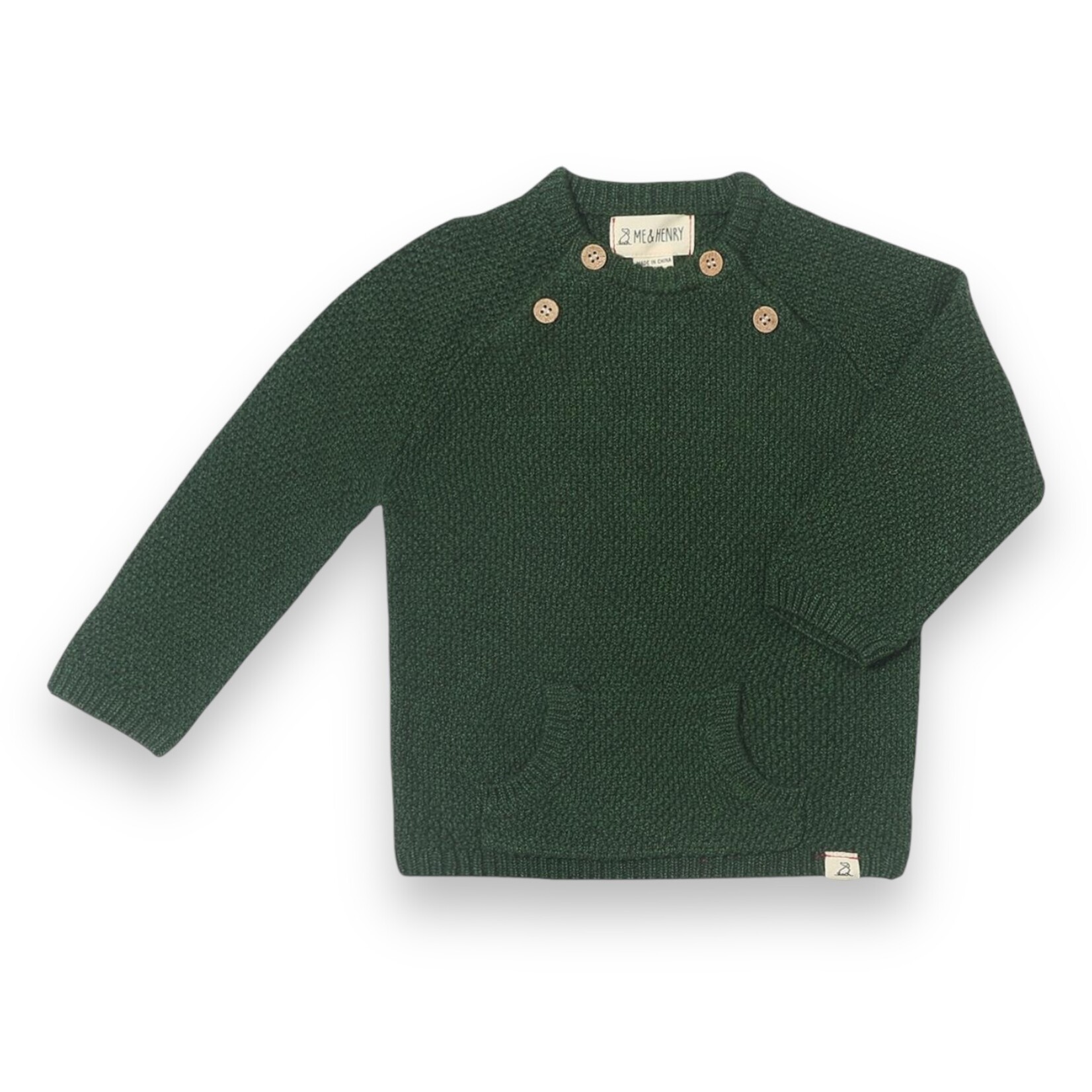Me & Henry Forest Green Sweater